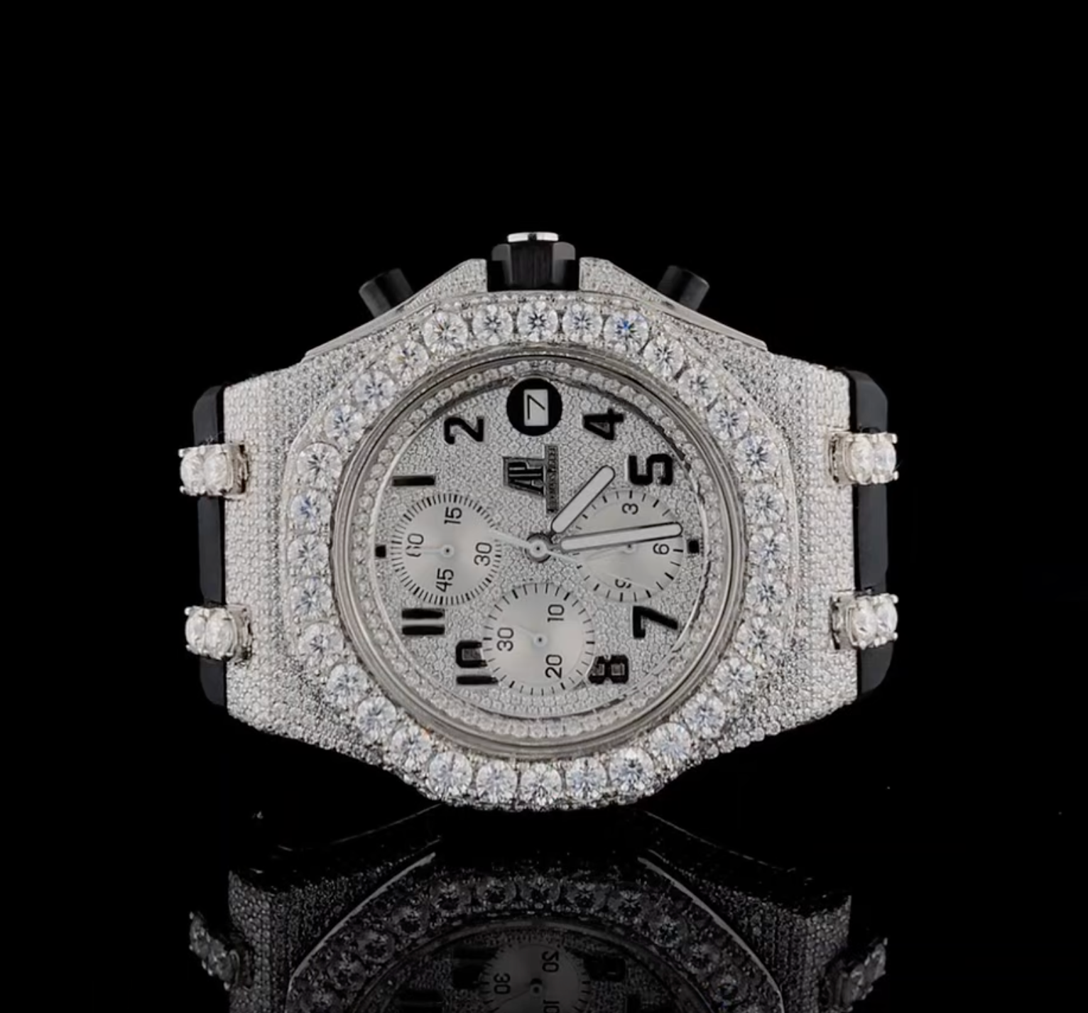 Vincenzo Onyx™️ VVS Moissanite Diamond Simple Dazzled Frame Luxury Watch