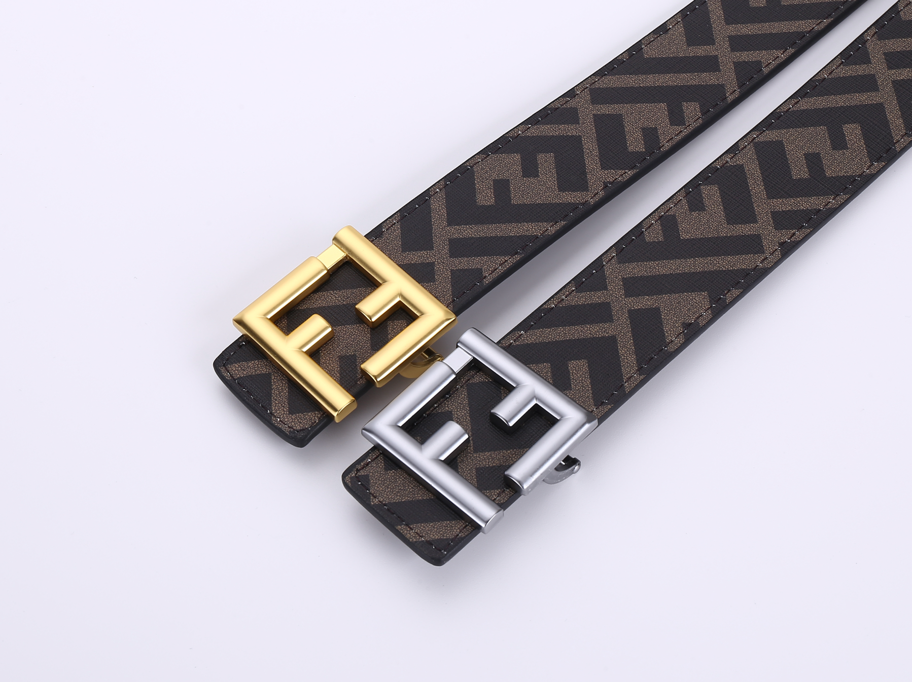 Luxury F Print Design Fashion Belt