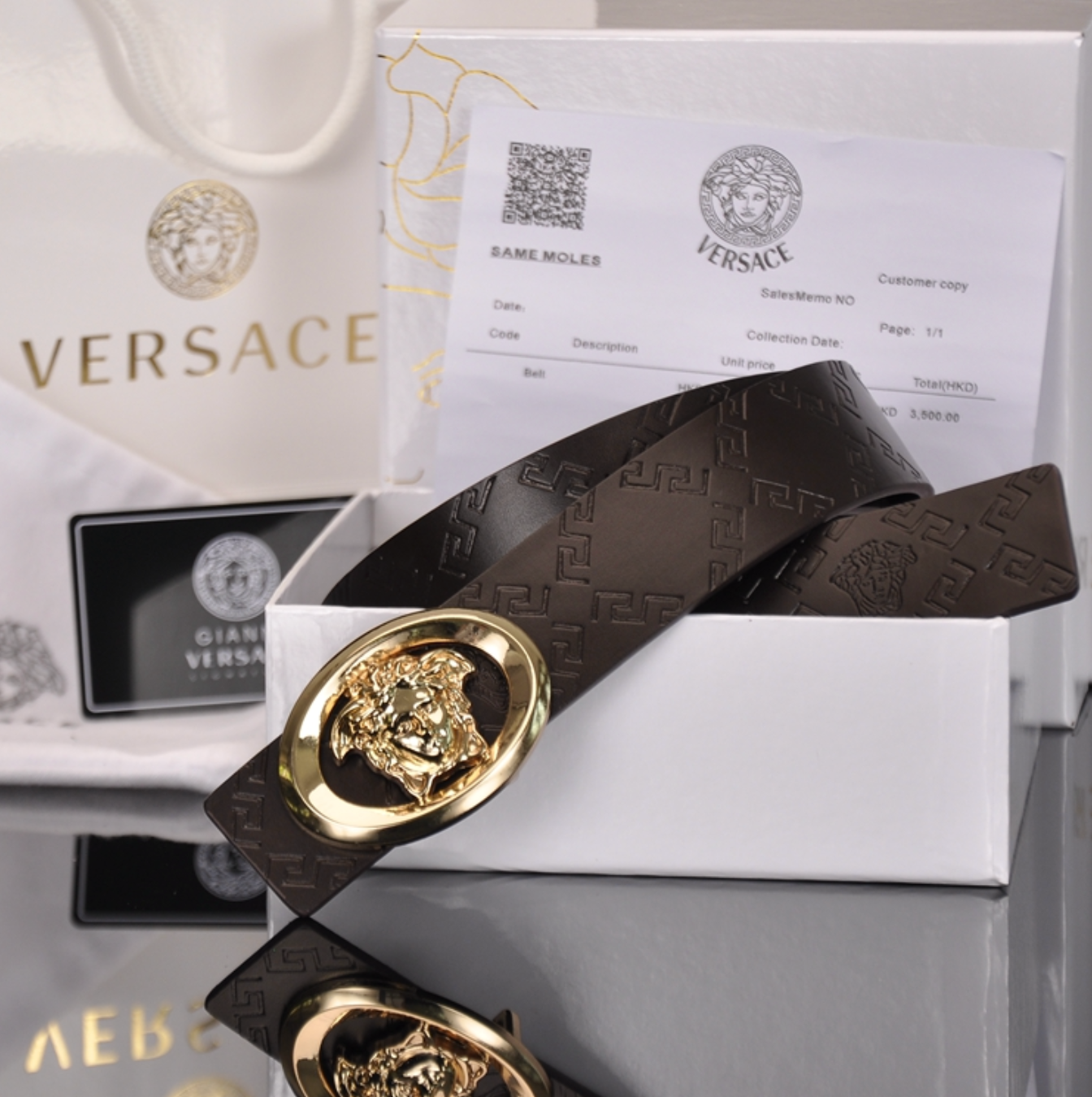 Luxury Medusa Fashion Belt