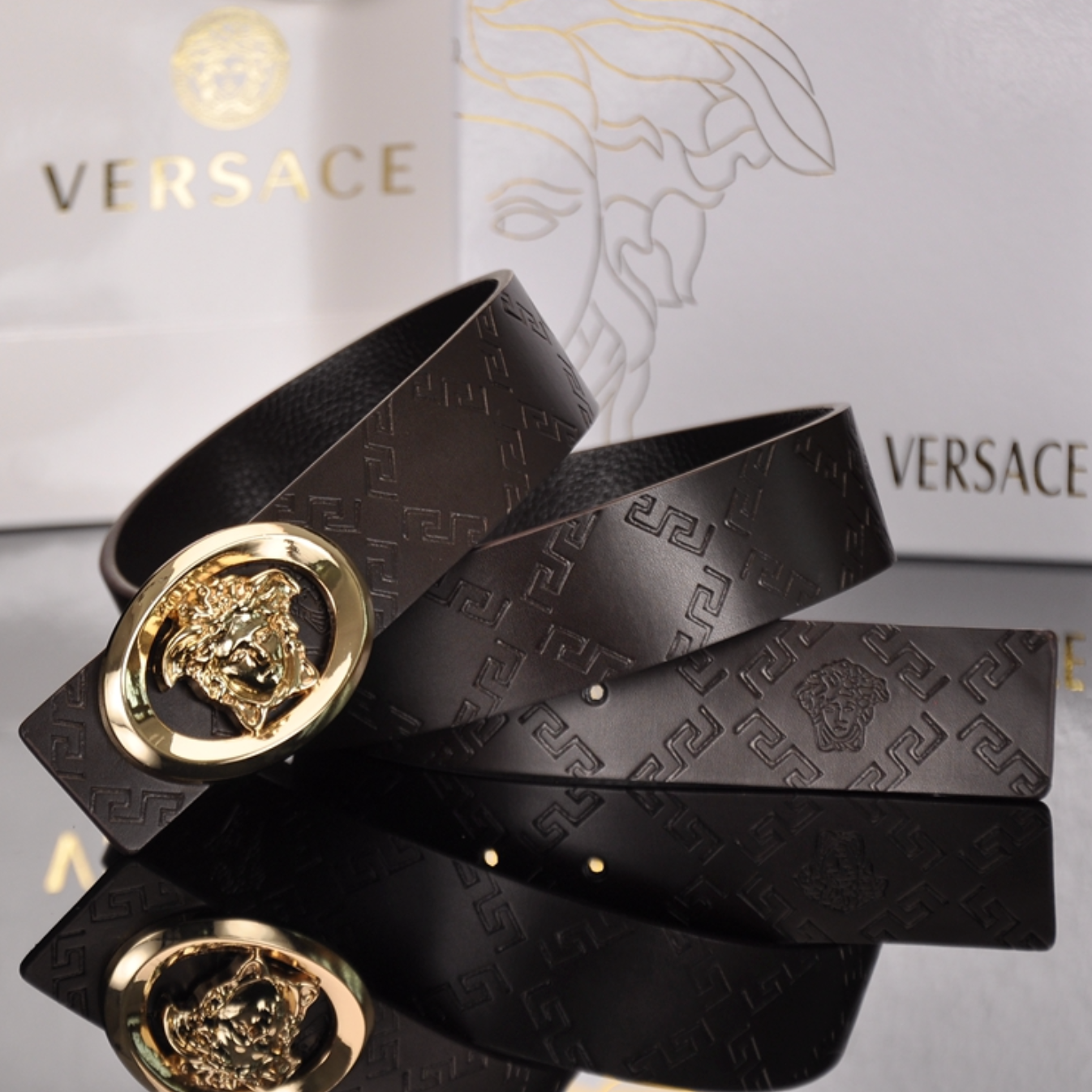 Luxury Medusa Fashion Belt