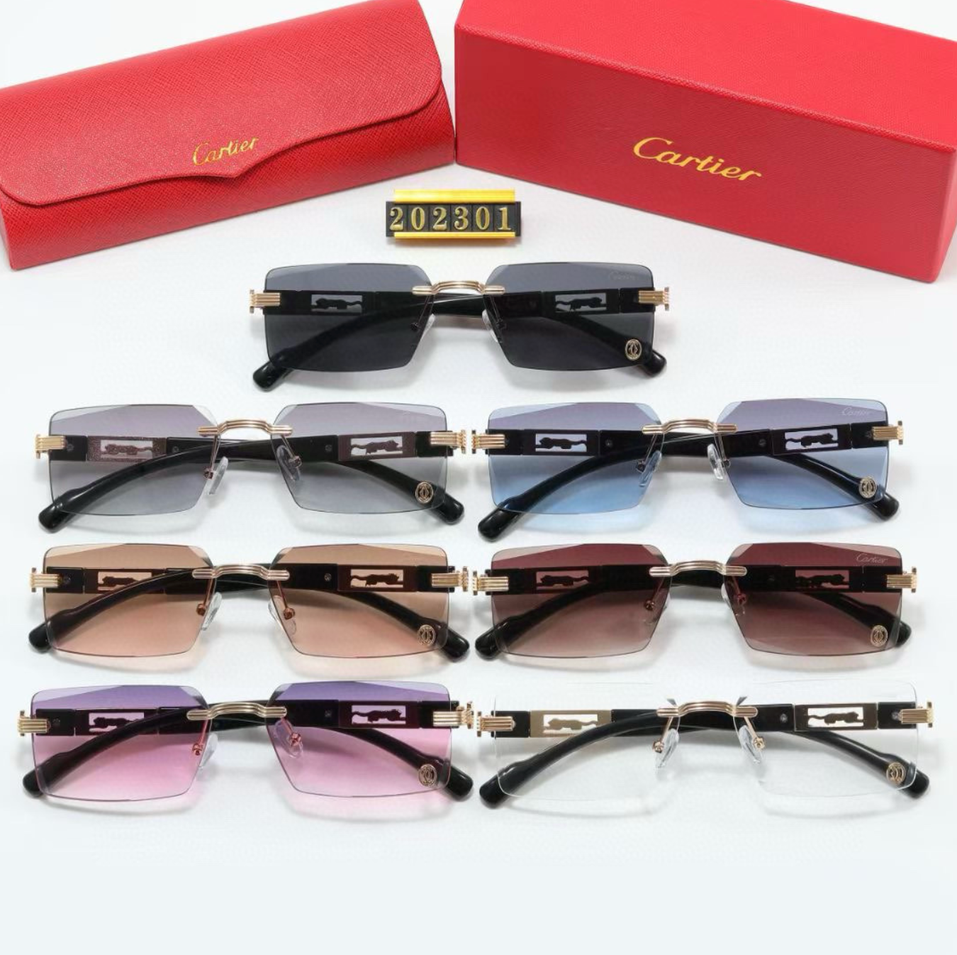 Luxury Toned Fashion Sunglasses