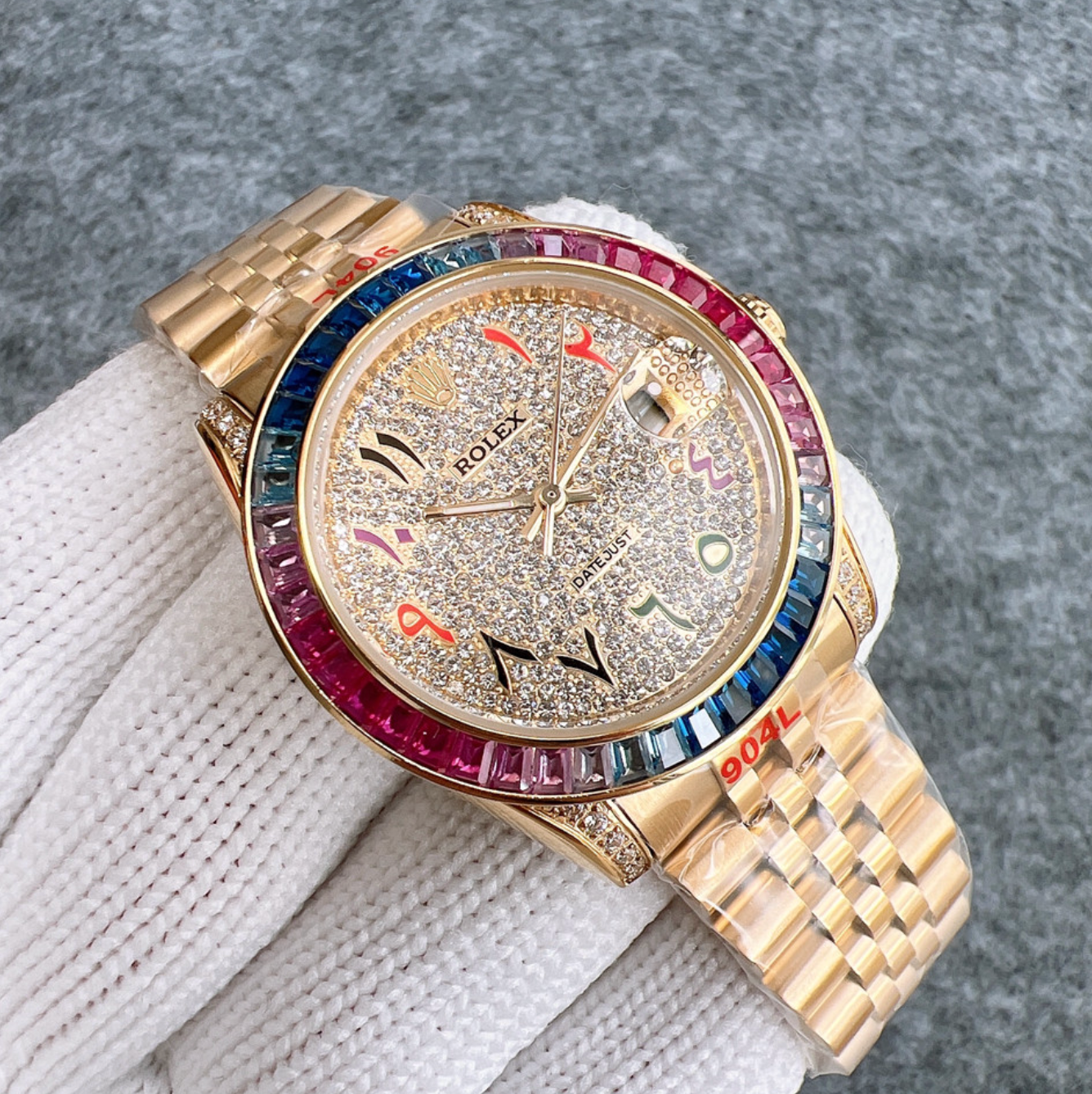 Luxury Full Spectrum Arabic Touch Fashion Watch