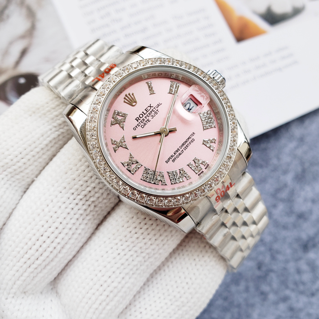 Luxury Flower Pink Fashion Watch