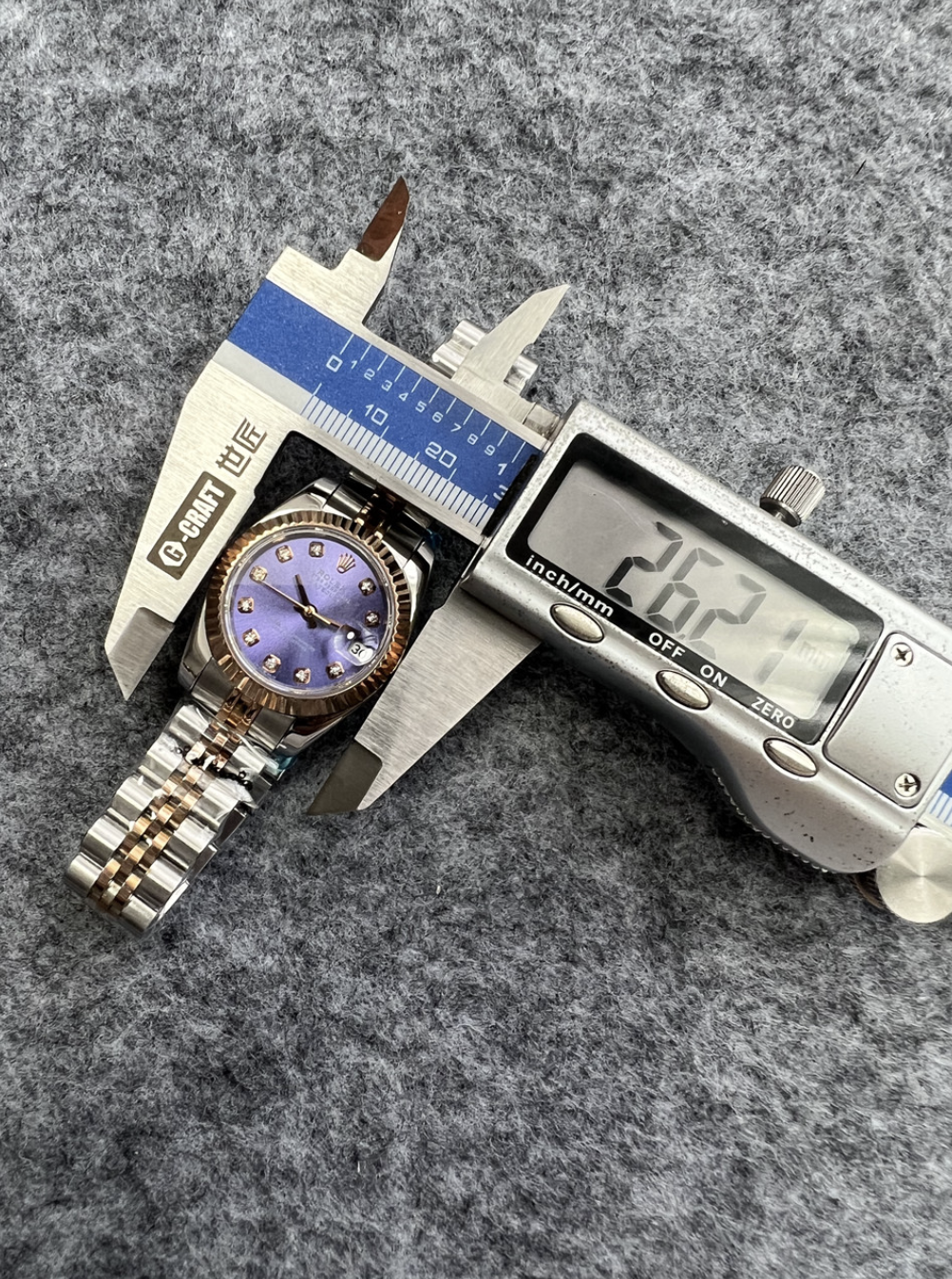 Luxury Metallic Purple Fashion Watch