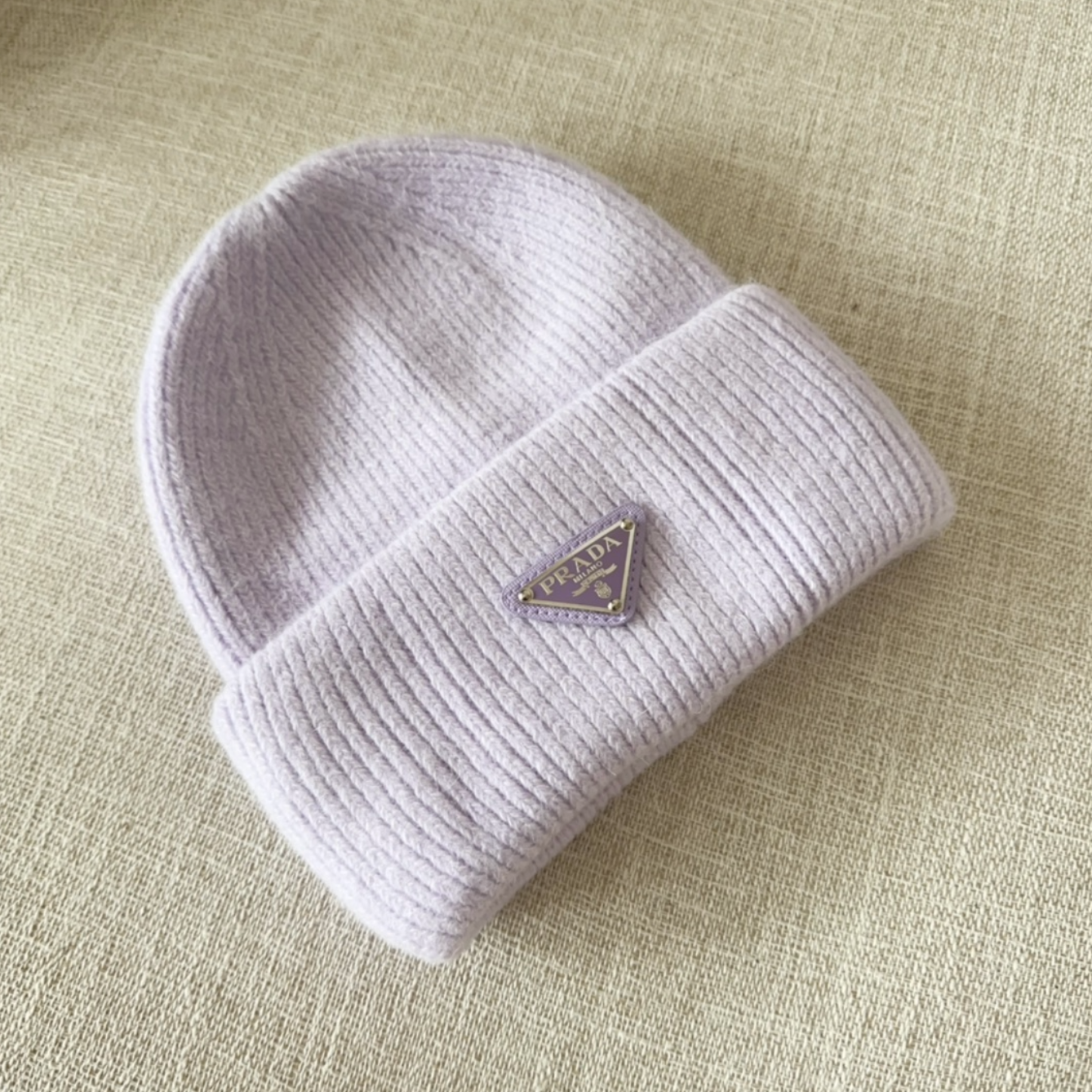 Classic Purple Diamond Fashion Beanie