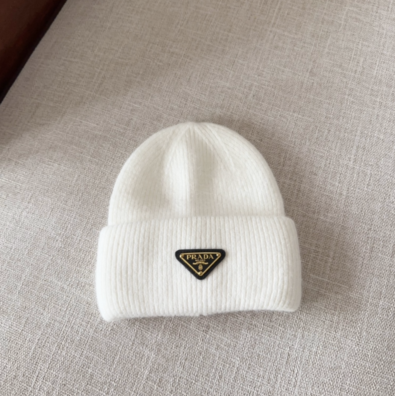 Classic White Diamond Fashion Beanie