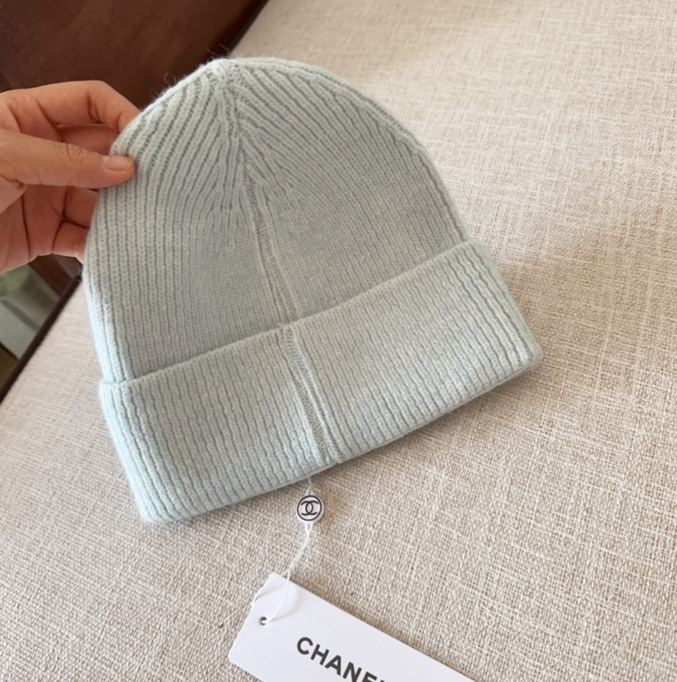 Classic Grey CC Design Fashion Beanie