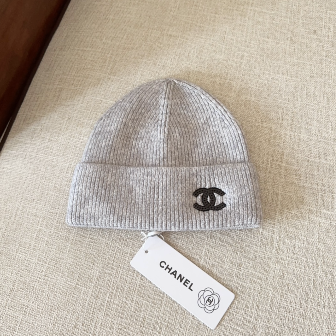 Classic Dirty Grey CC Design Fashion Beanie