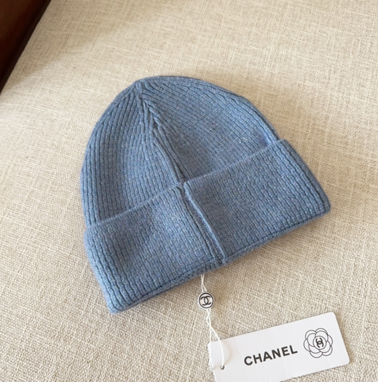 Classic Aqua CC Design Fashion Beanie