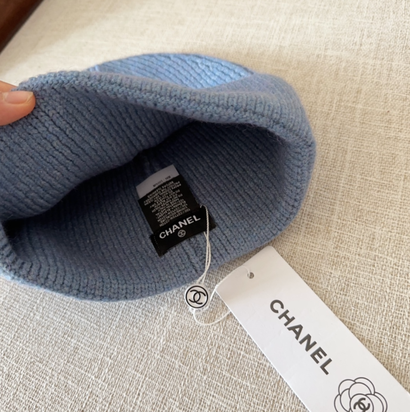 Classic Aqua CC Design Fashion Beanie