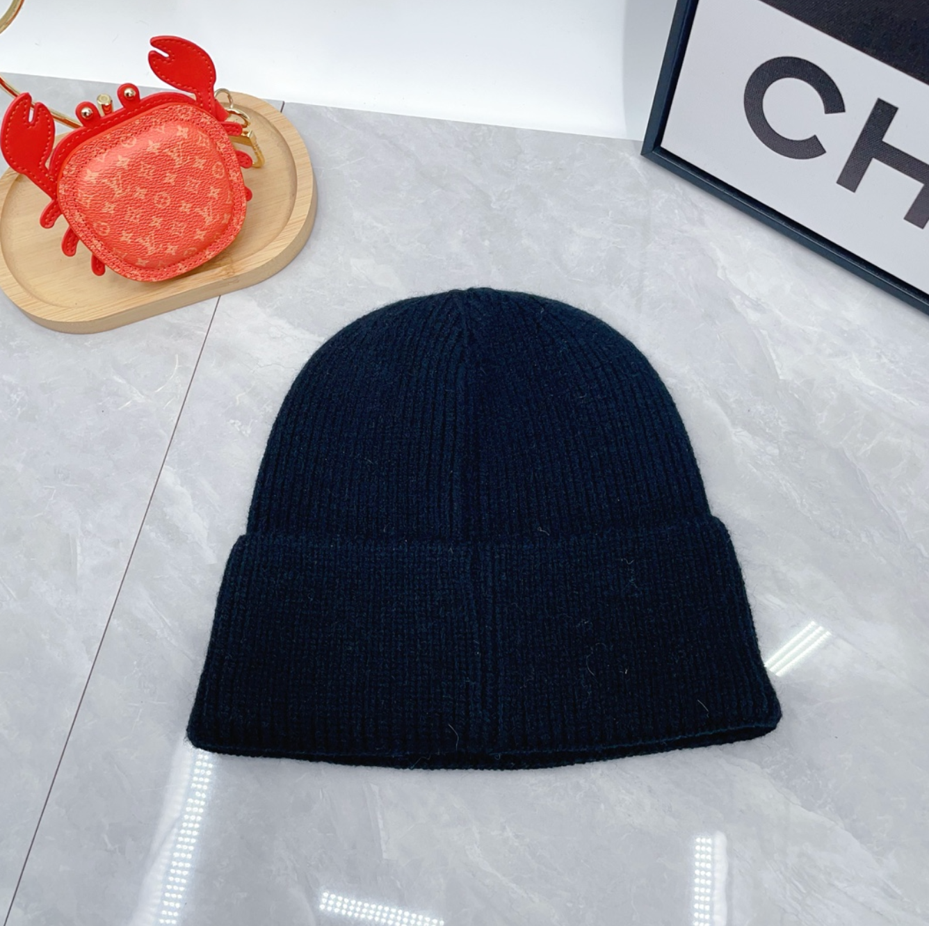 Luxury Deep Blue Fashion Beanie