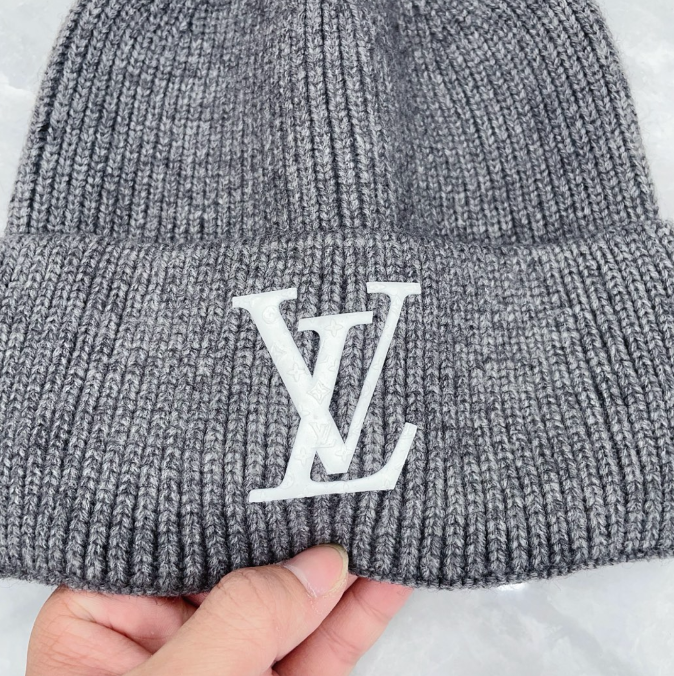 Luxury Wolf Grey Fashion Beanie