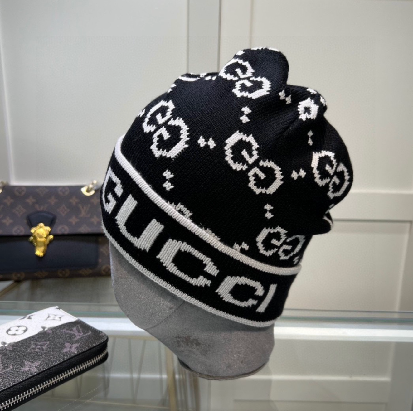 Luxury Black GG Fashion Beanie