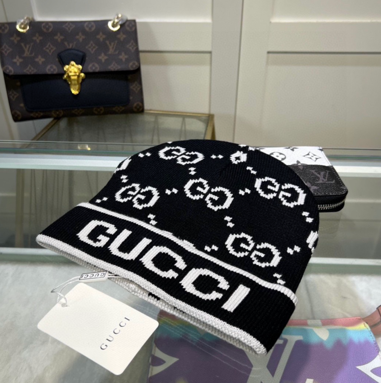 Luxury Black GG Fashion Beanie