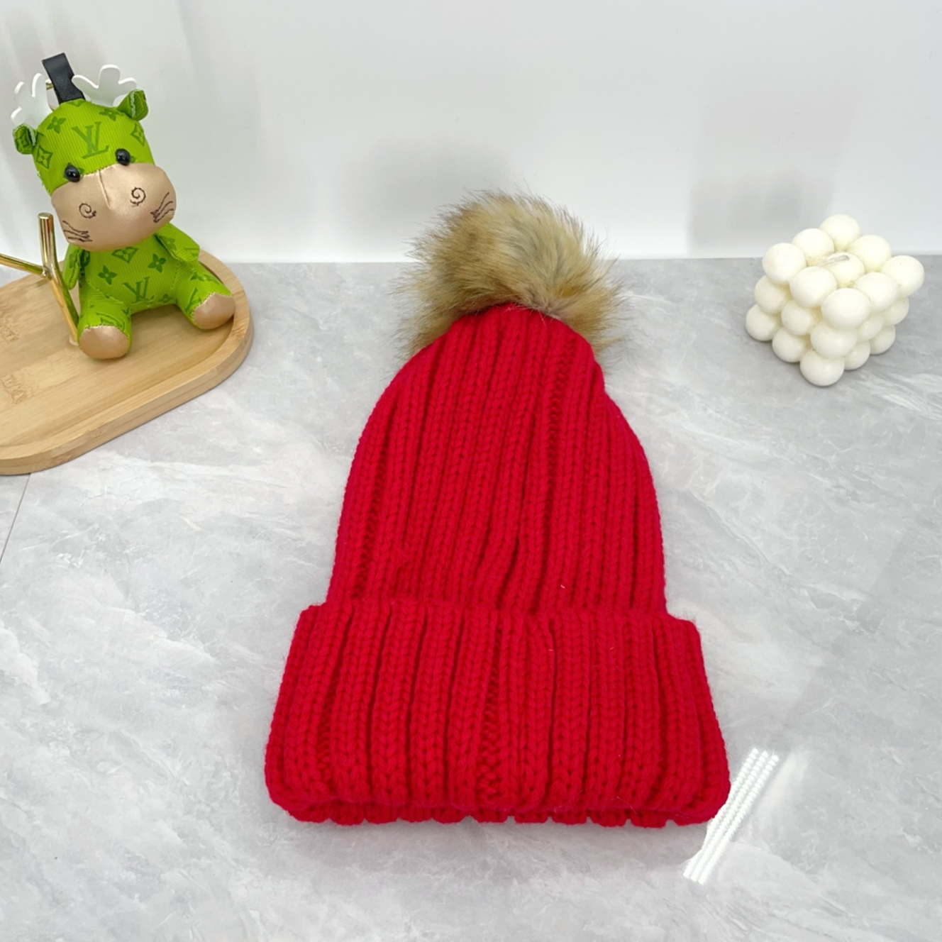 Luxury Ruby Winter Fashion Beanie