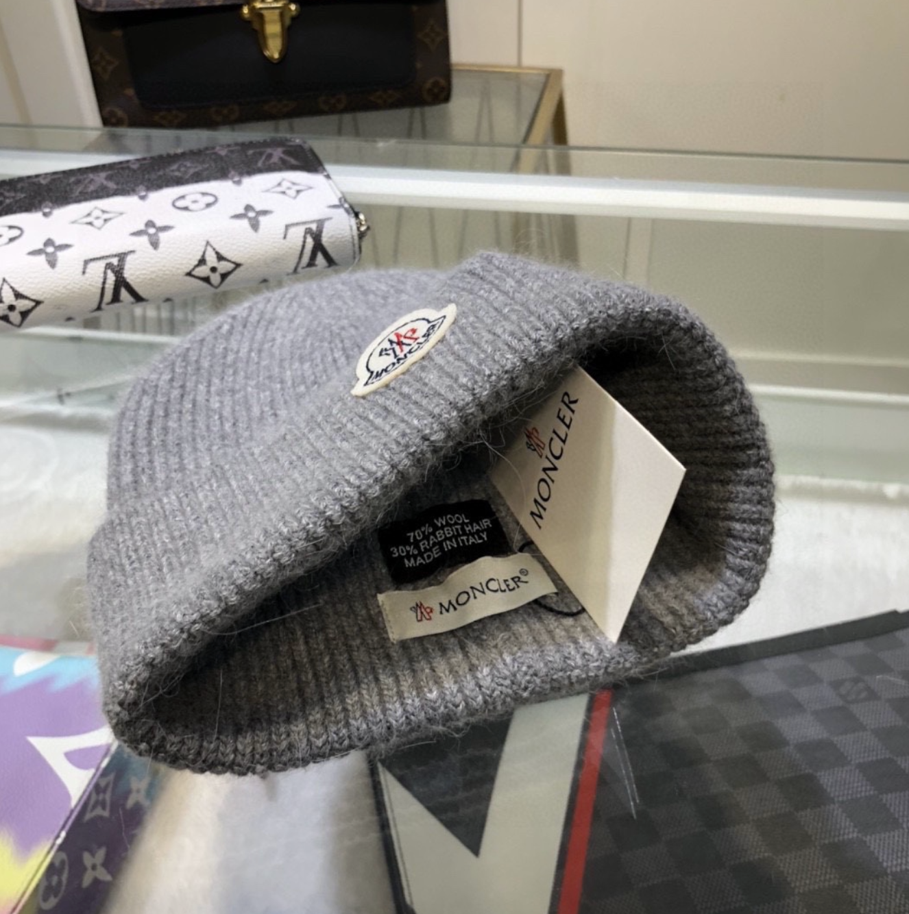 Luxury Deep Grey Fashion Beanie