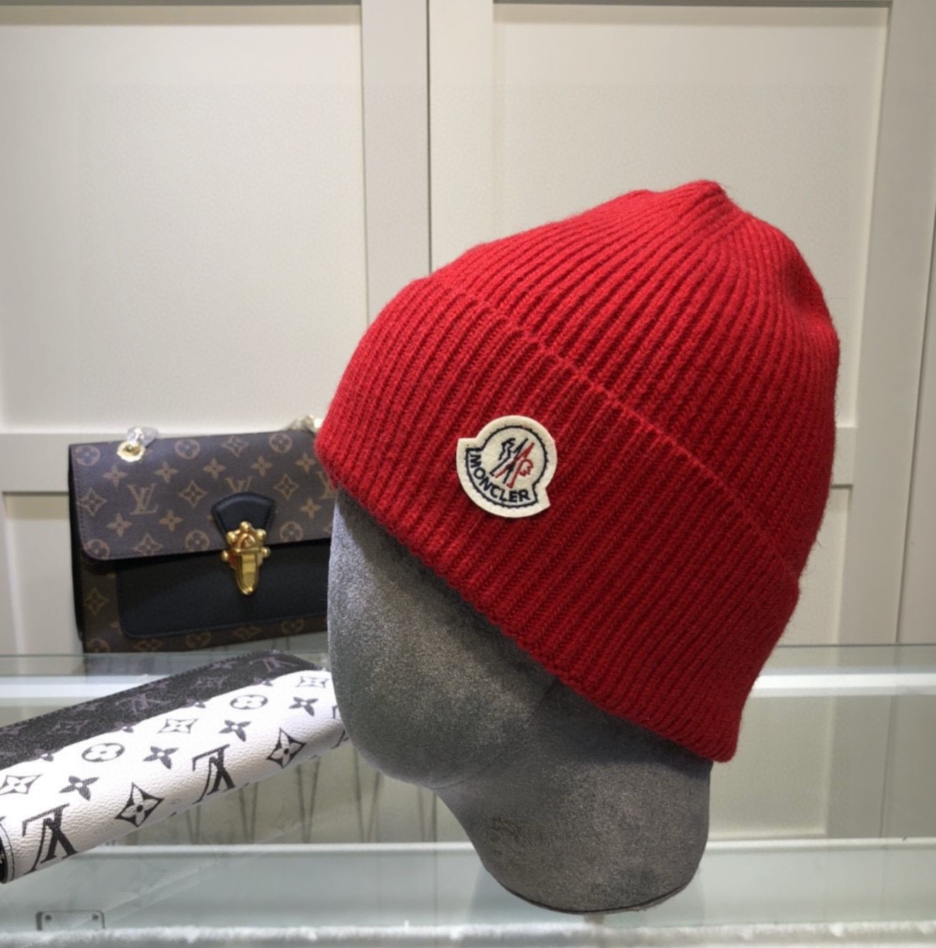 Luxury Jewel Red Fashion Beanie