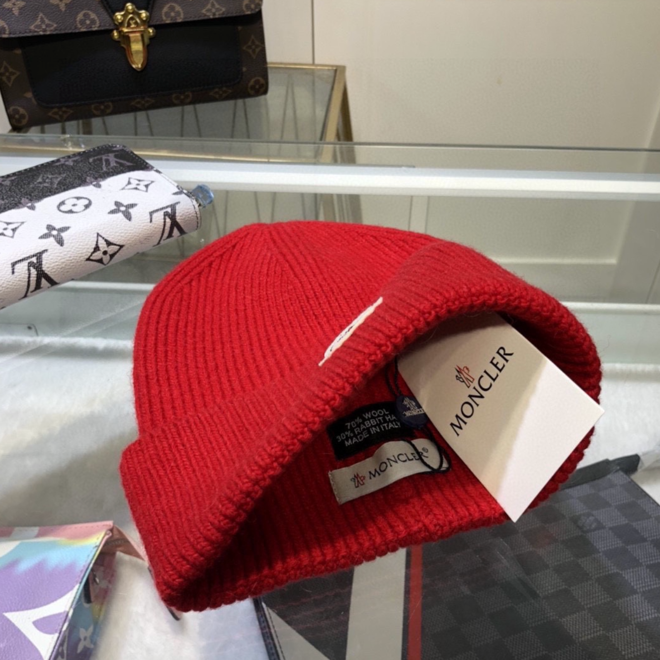 Luxury Jewel Red Fashion Beanie