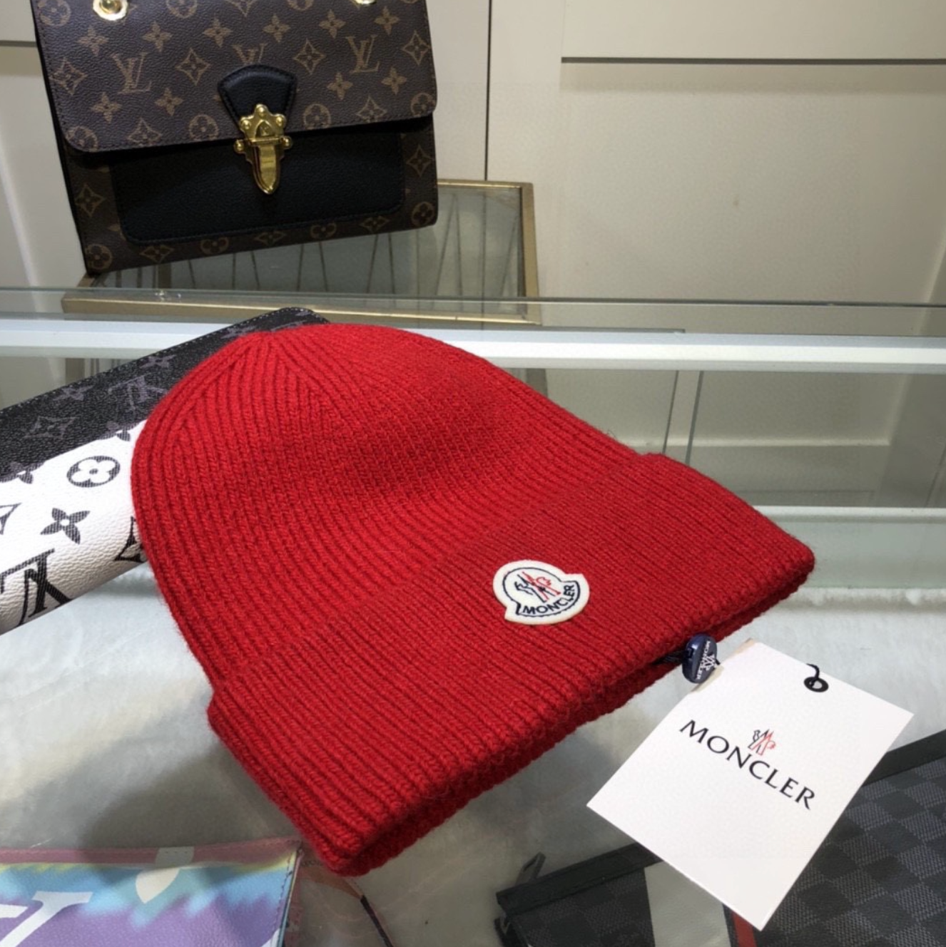 Luxury Jewel Red Fashion Beanie