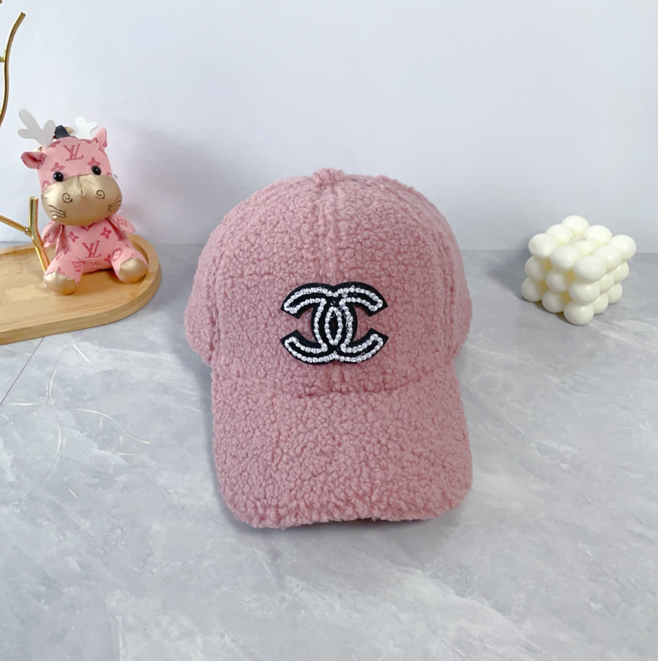 Fuzzy Fashion Luxury Hot Pink Hat