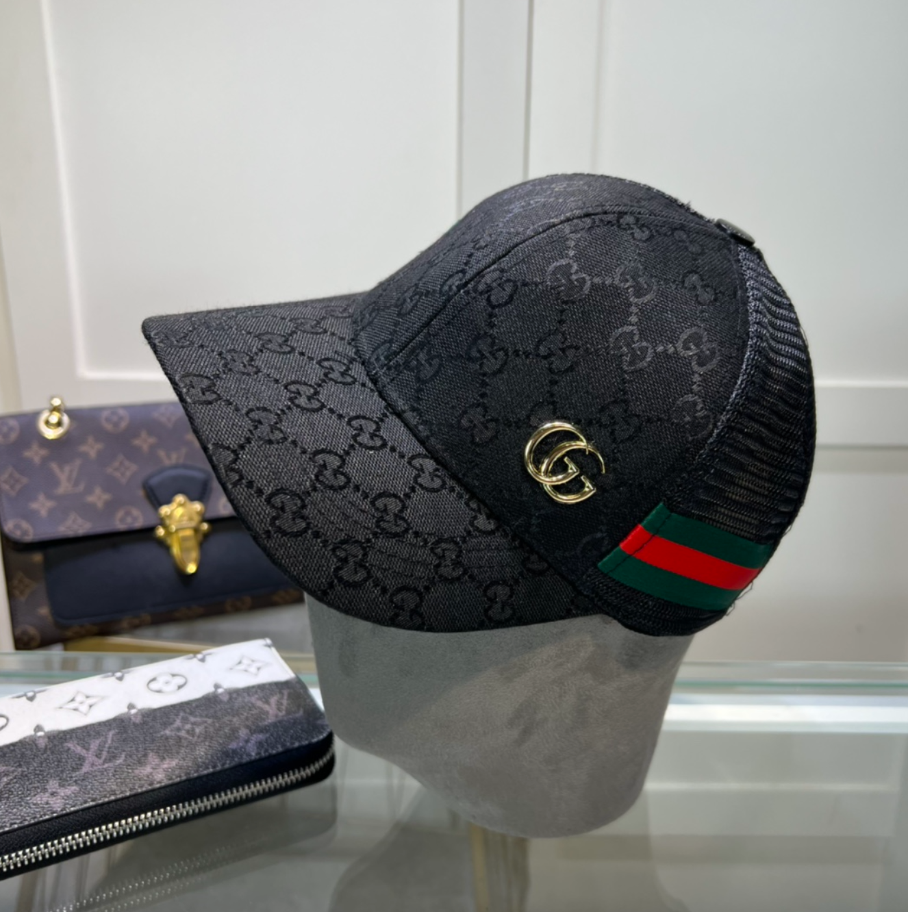 Unique Black Fashion G Design Hat