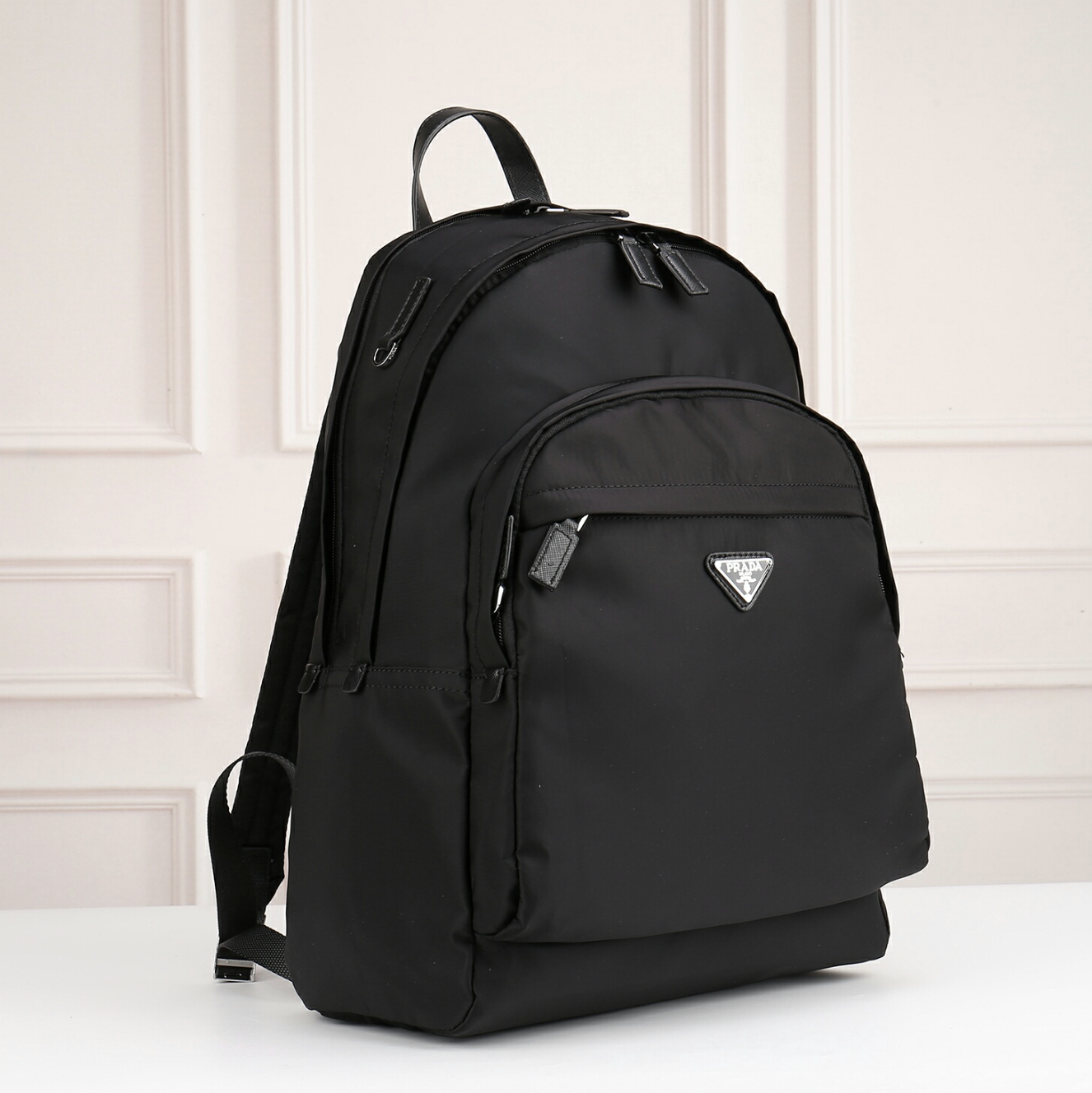 Classic Silver Diamond Design Fashion Backpack