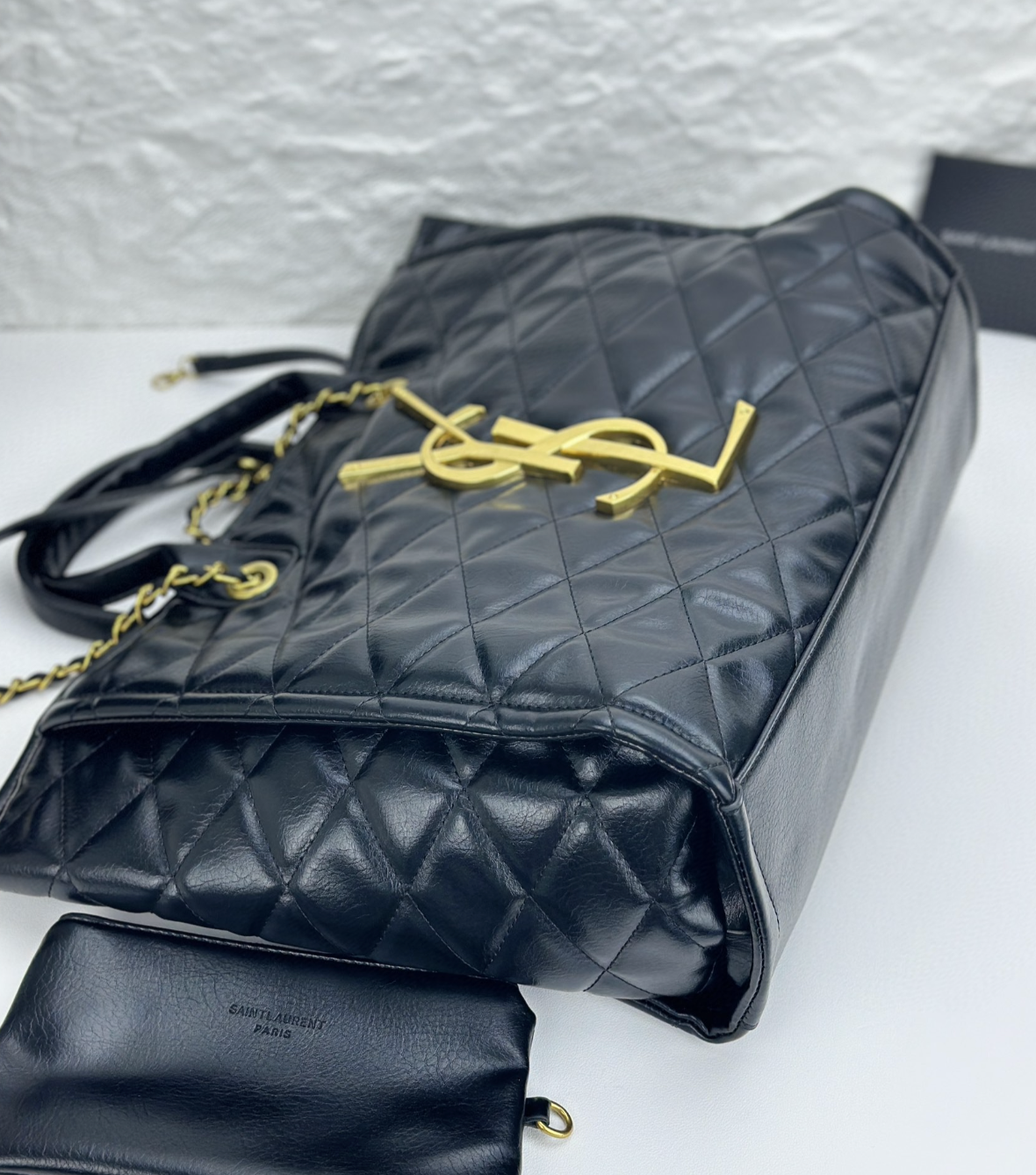 Luxury Black Leather Y Design Fashion Handbag