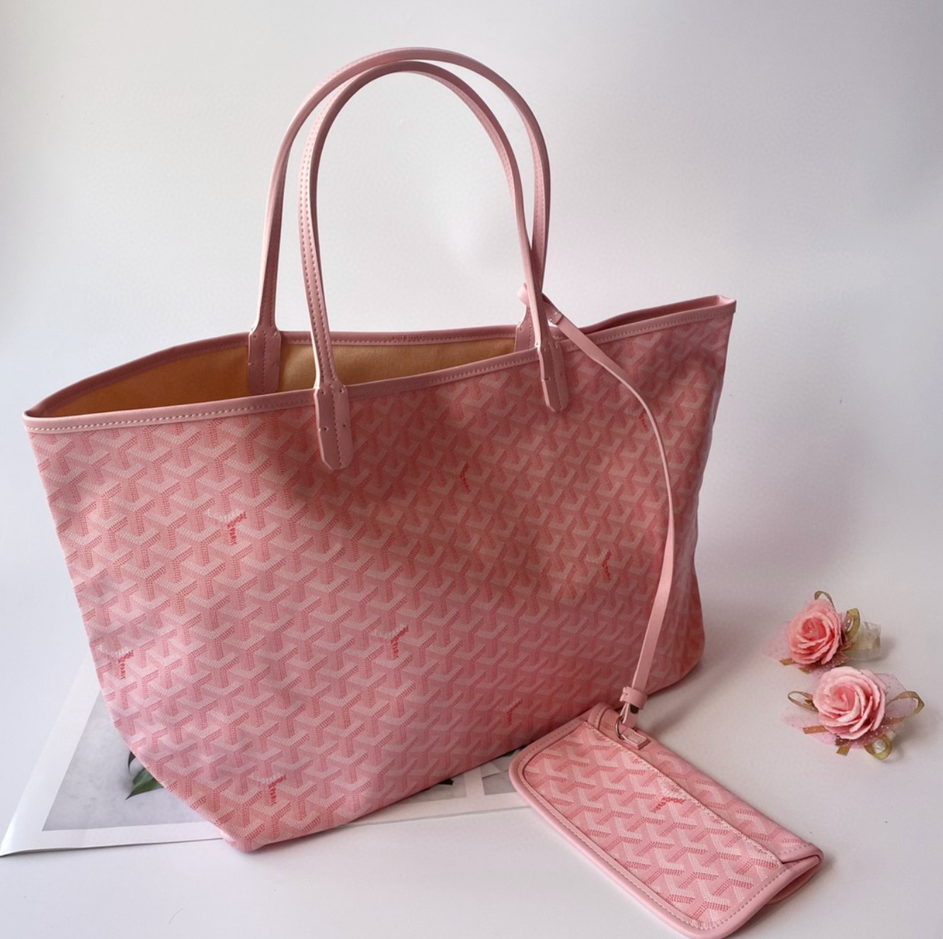 Luxury Pink 3D Charm Print Fashion Handbag