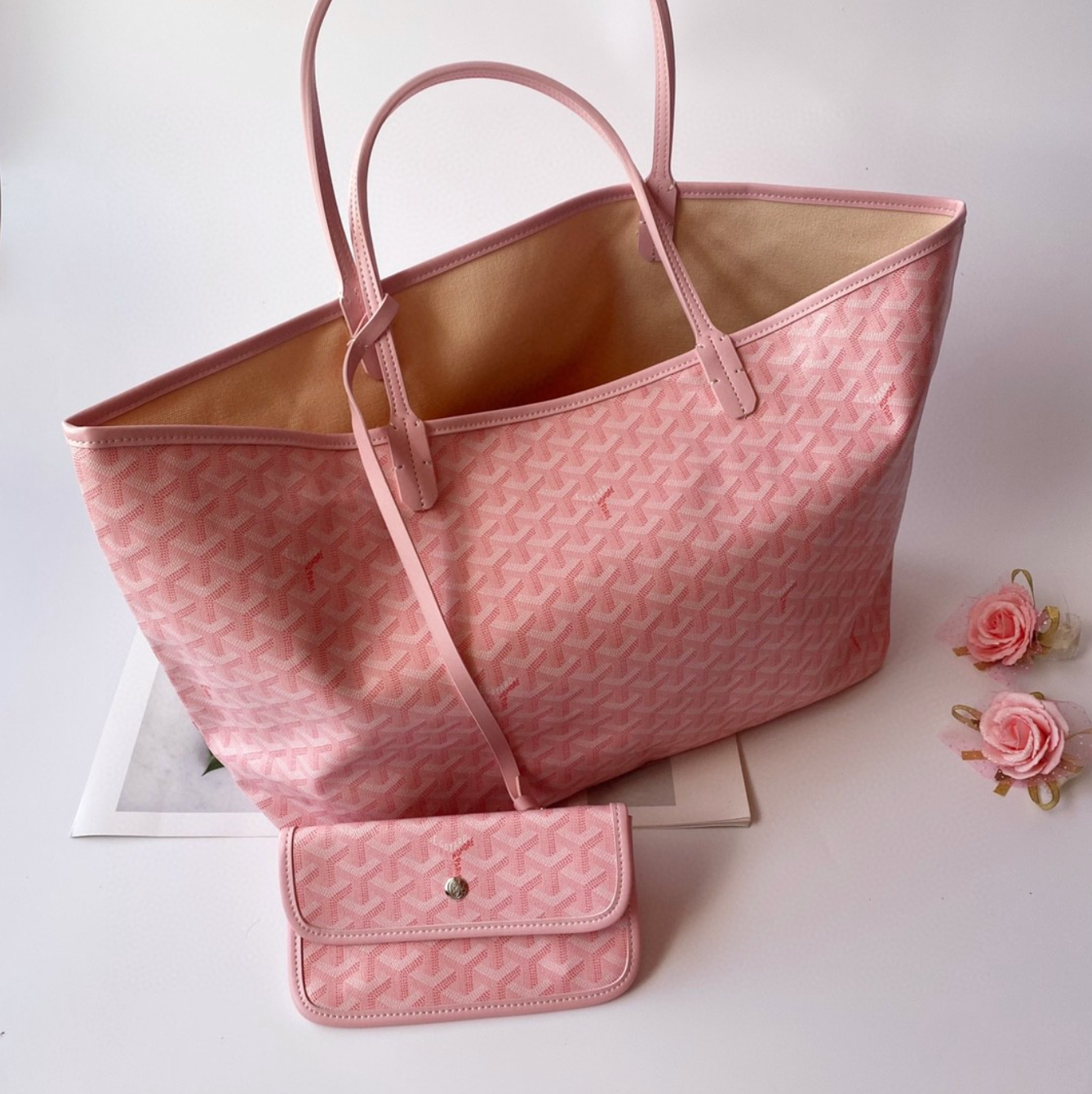 Luxury Pink 3D Charm Print Fashion Handbag