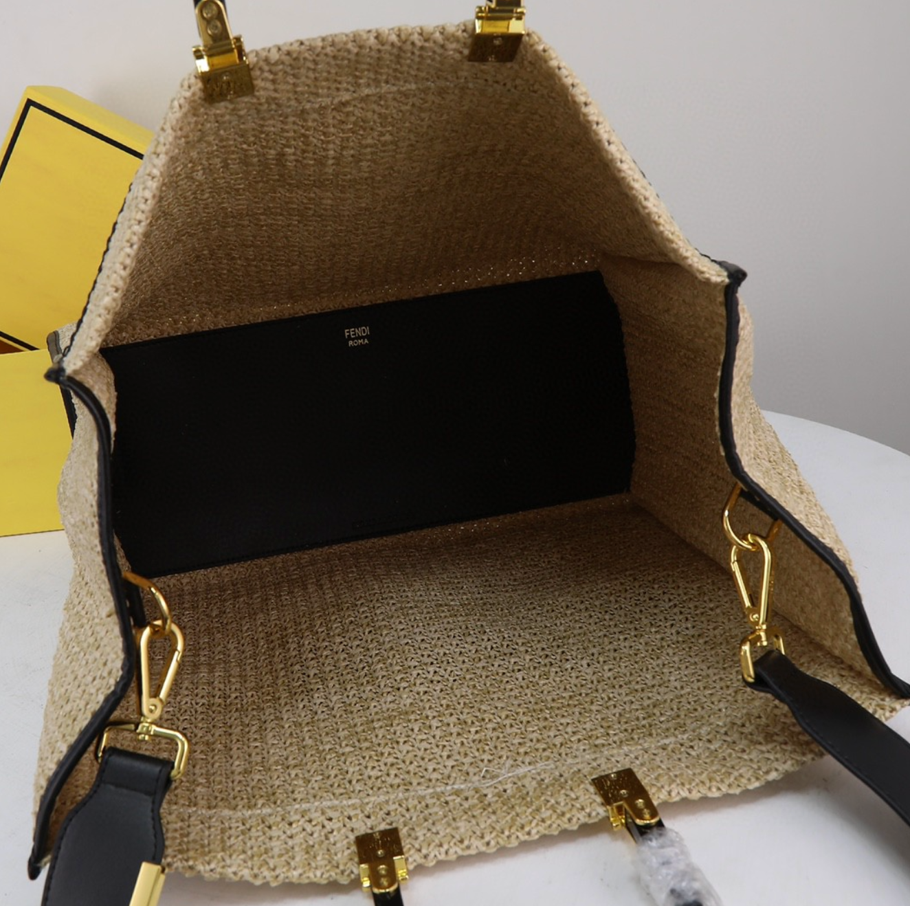 Classic Wheat Knit Design Fashion Handbag