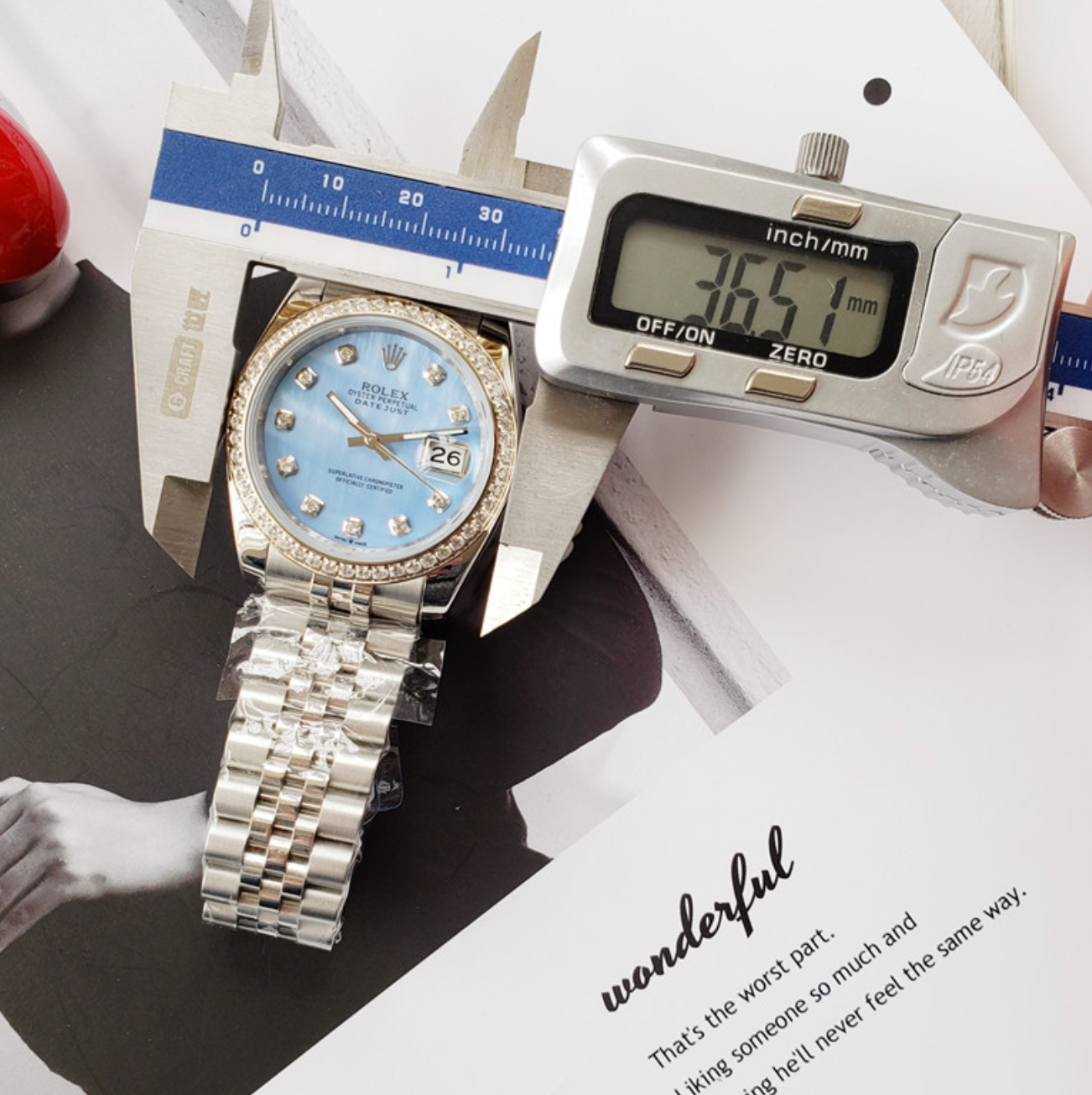 Luxury Sky Blue Fashion Watch