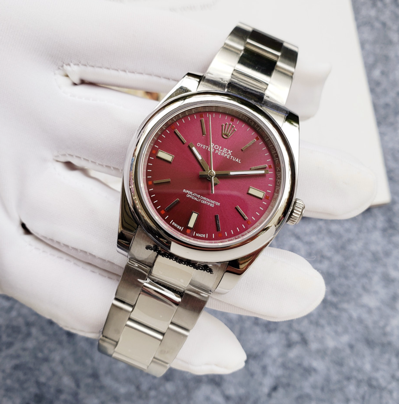 Luxury Cherry Red Fashion Watch