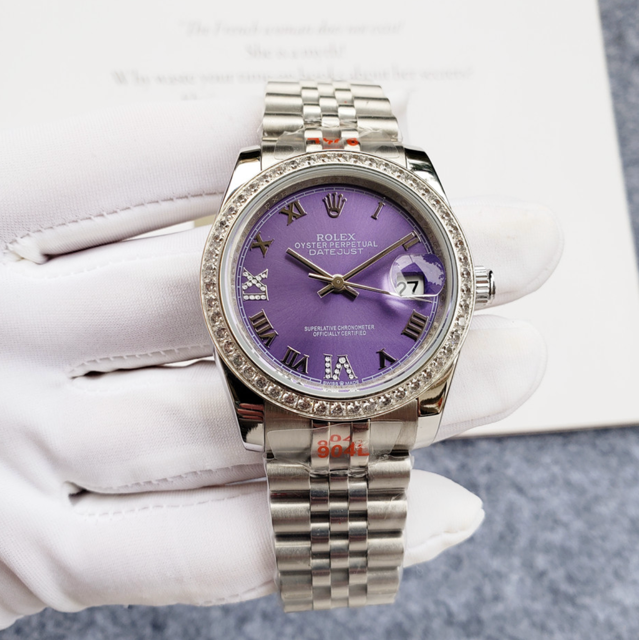 Luxury Grape Purple Fashion Watch