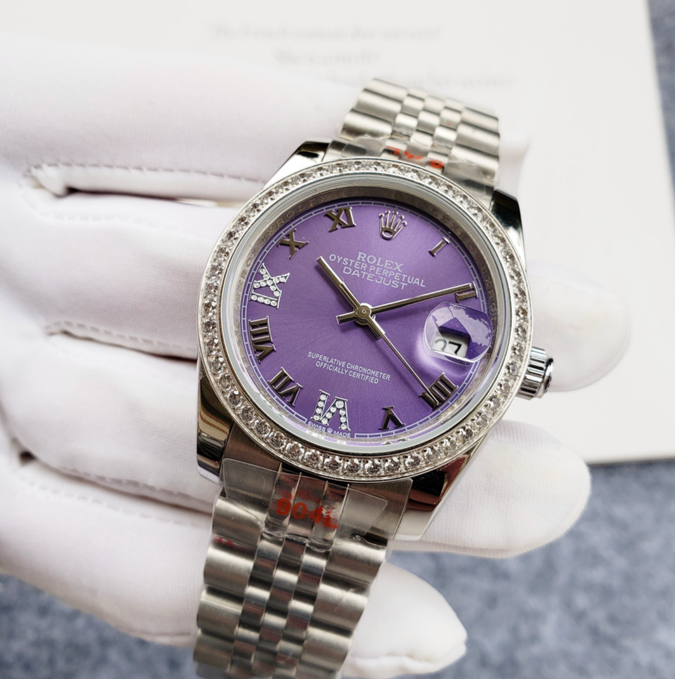 Luxury Grape Purple Fashion Watch