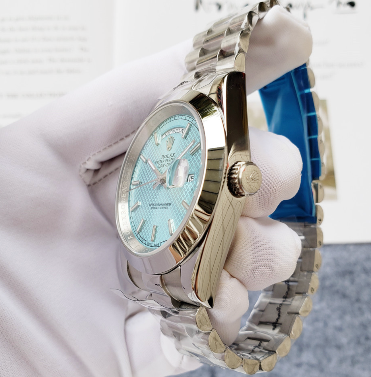 Luxury Dimmed Turquoise Fashion Watch