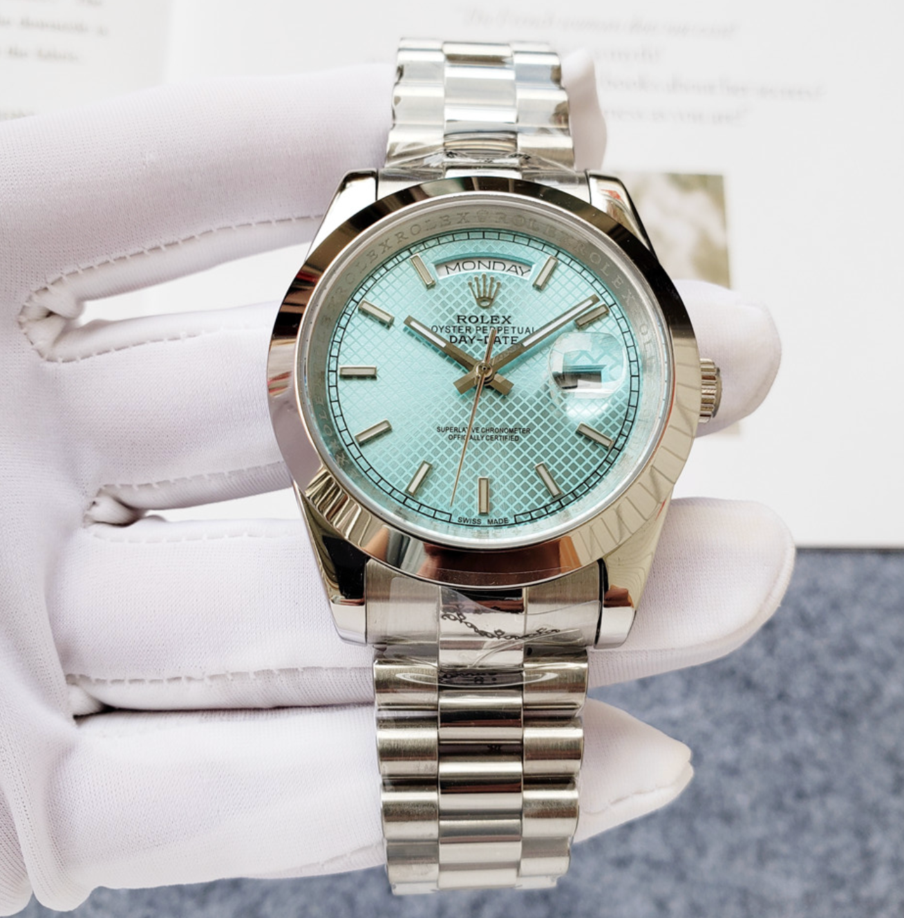 Luxury Dimmed Turquoise Fashion Watch