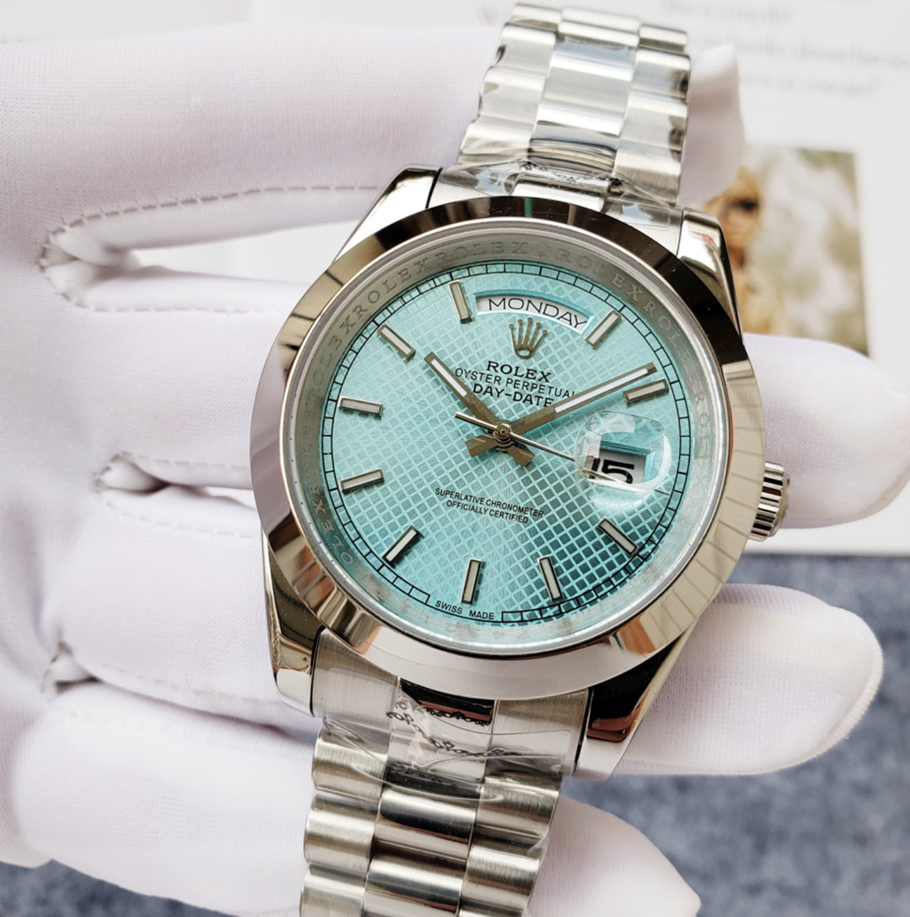 Luxury Dimmed Turquoise Fashion Watch