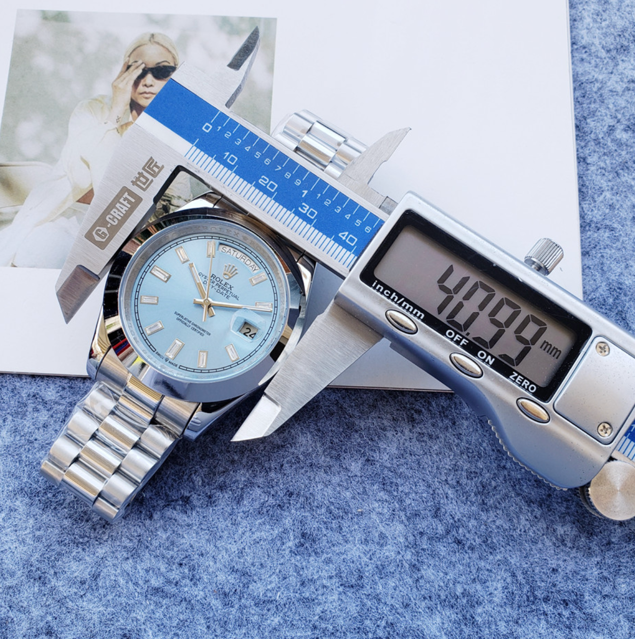 Luxury Pool Blue Fashion Watch