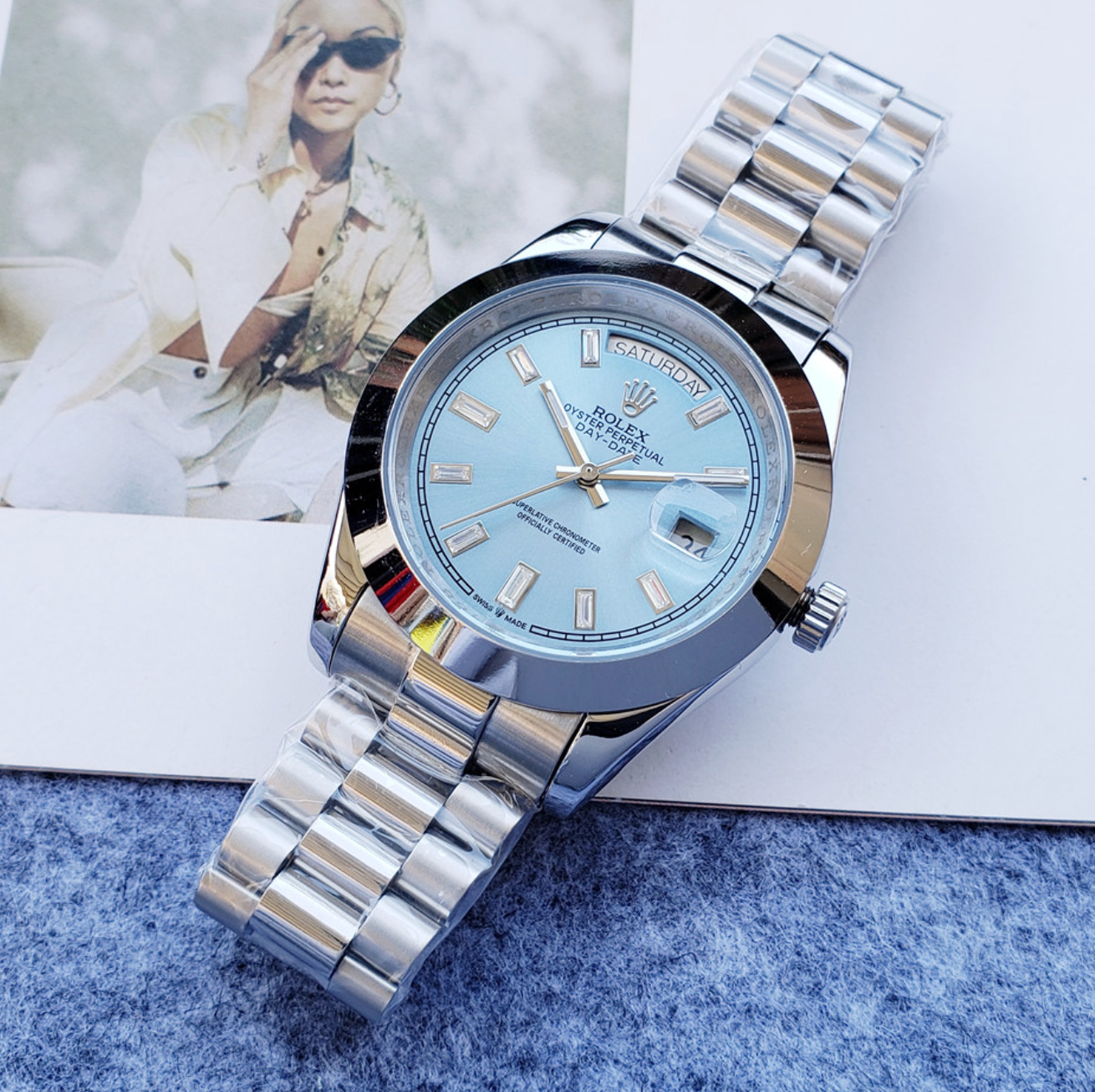 Luxury Pool Blue Fashion Watch