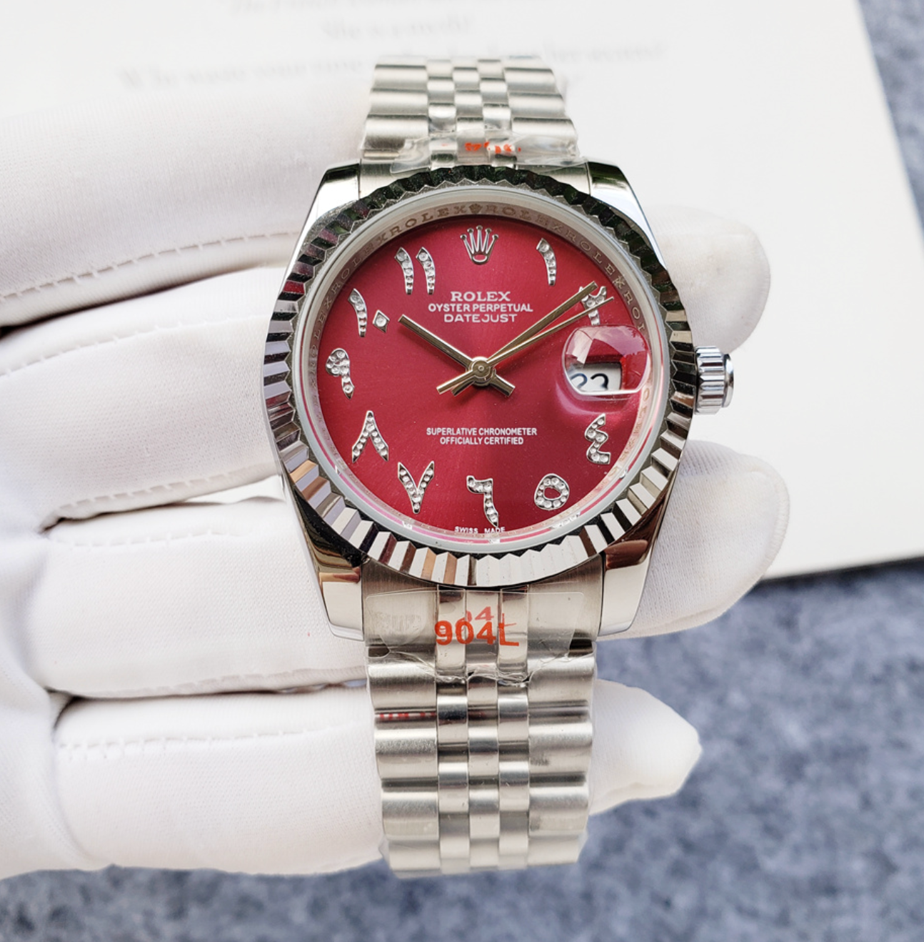 Luxury Apple Red Shade Fashion Watch