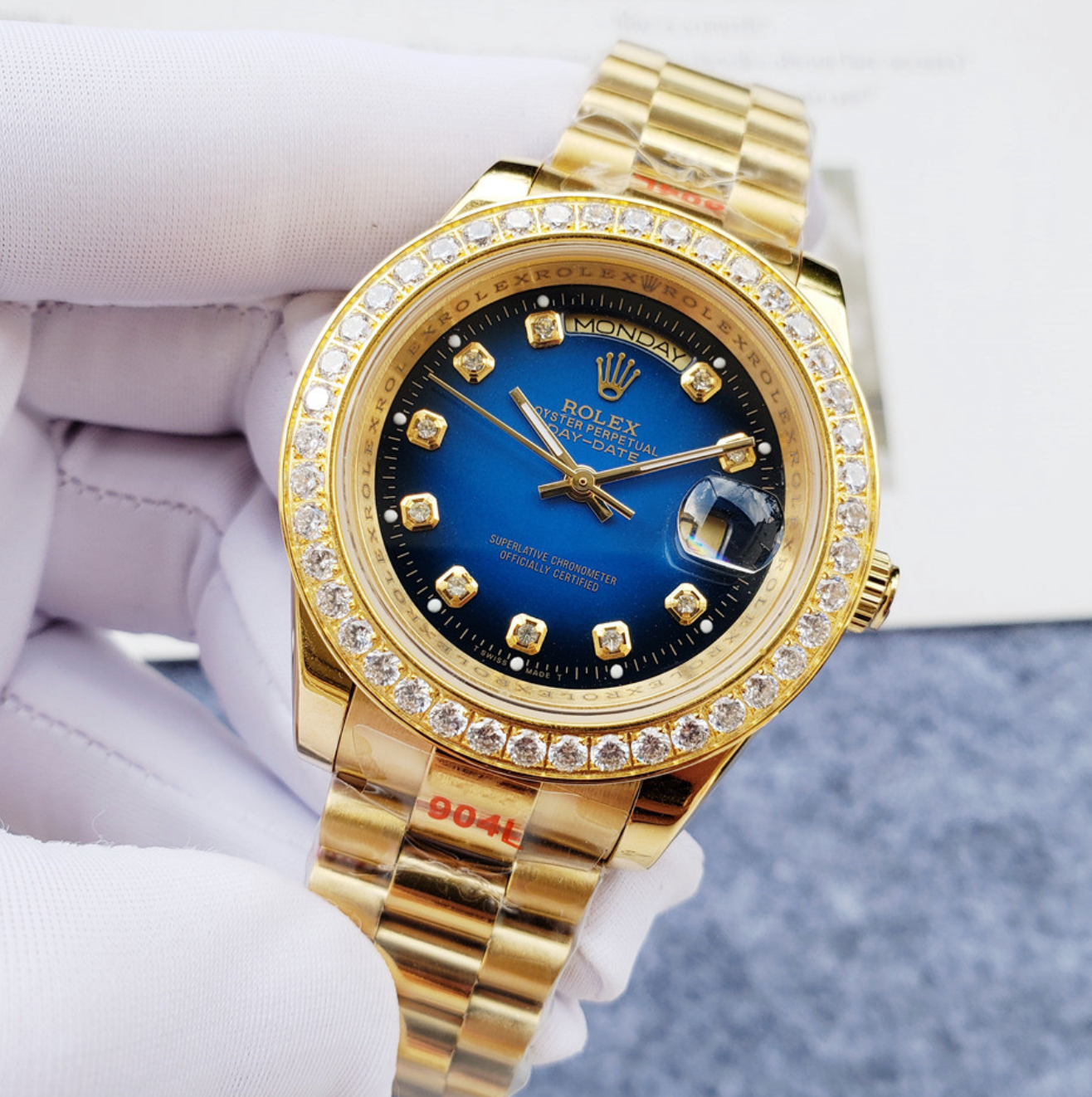 Luxury Royal Blue Tone Fashion Watch