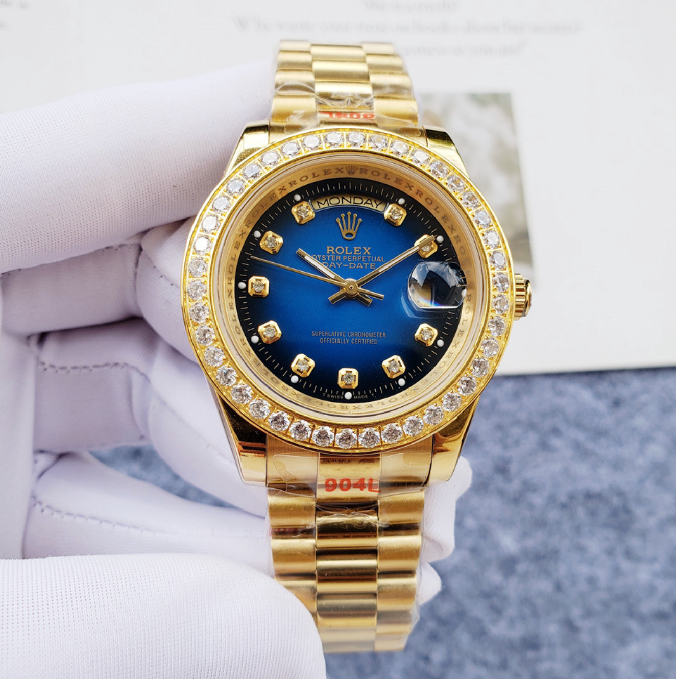 Luxury Royal Blue Tone Fashion Watch