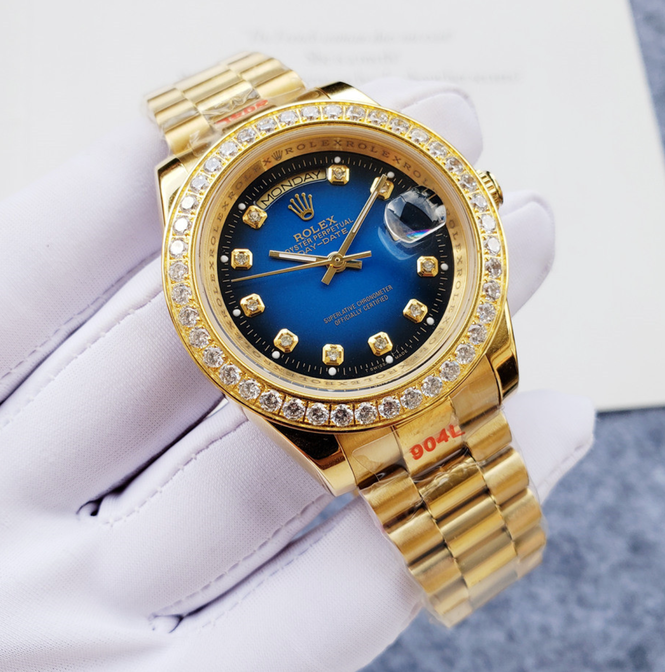 Luxury Royal Blue Tone Fashion Watch