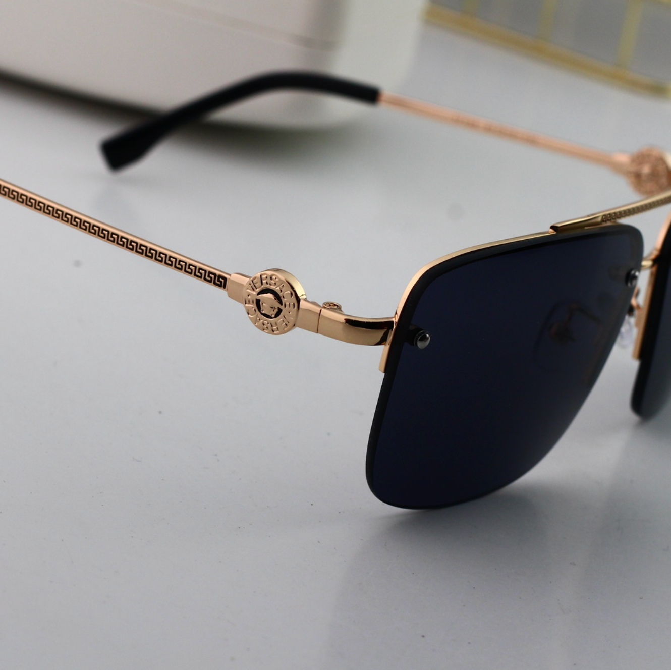 Luxury Thin Gold Fashion Sunglasses