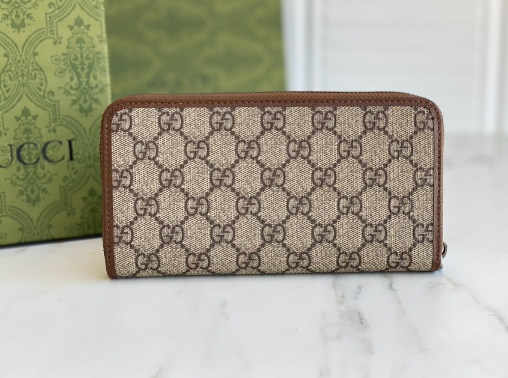 Luxury Cafe Pattern Fashion Wallet