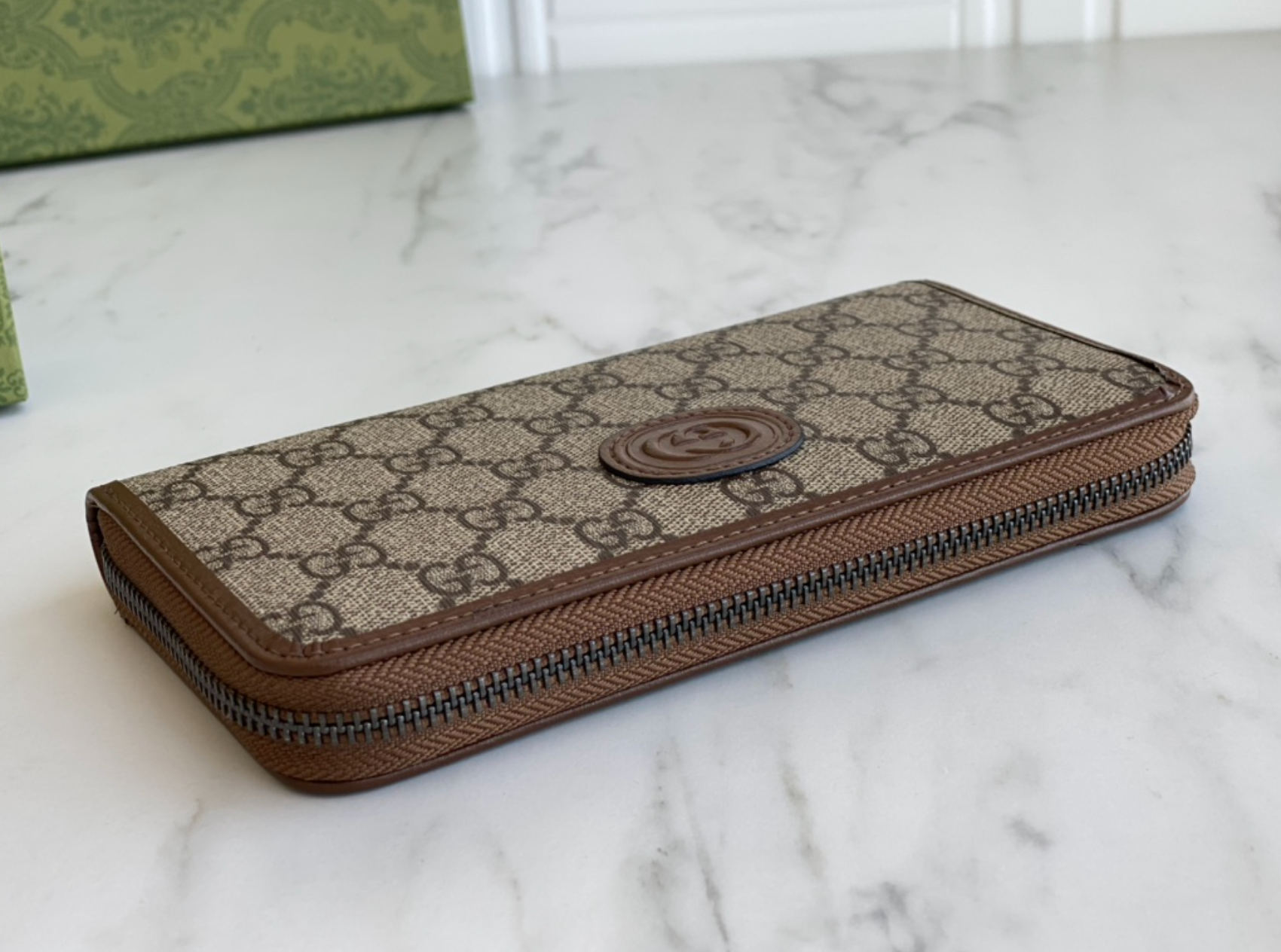 Luxury Cafe Pattern Fashion Wallet