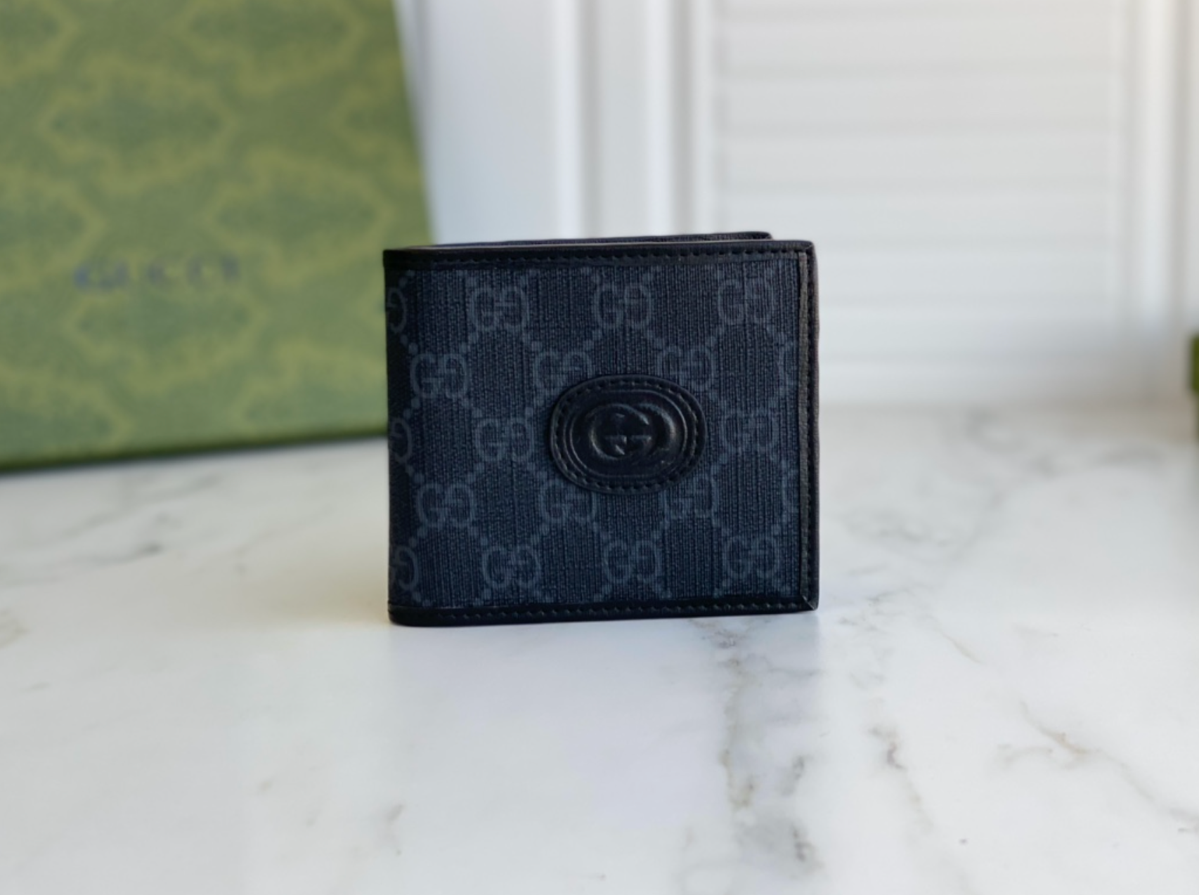 Luxury Black Print Fashion Wallet