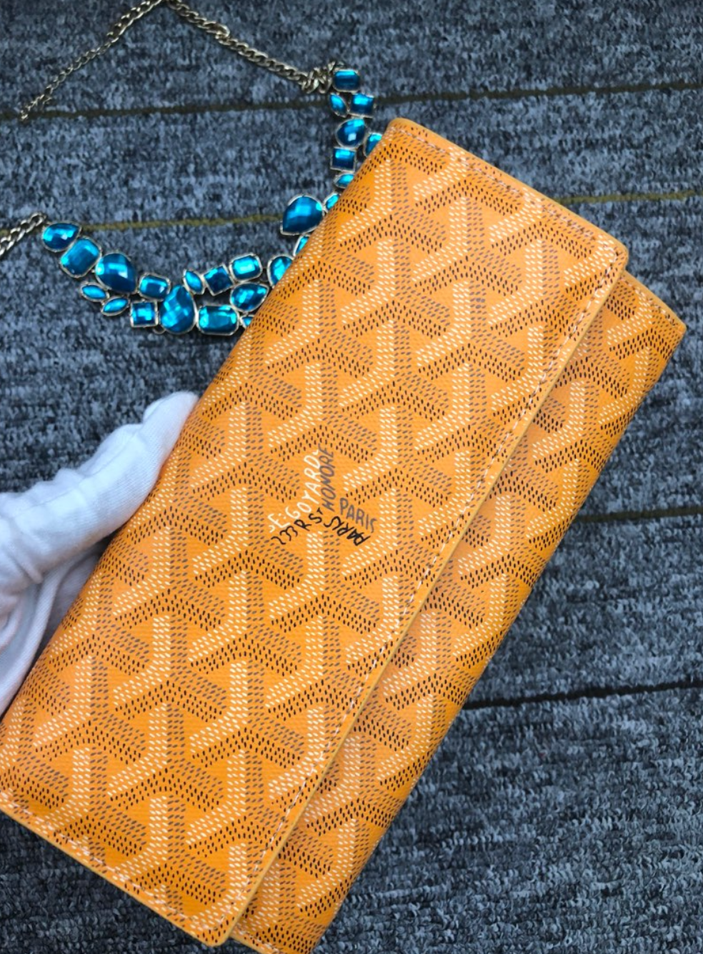 Luxury Sunset Yellow Fashion Wallet