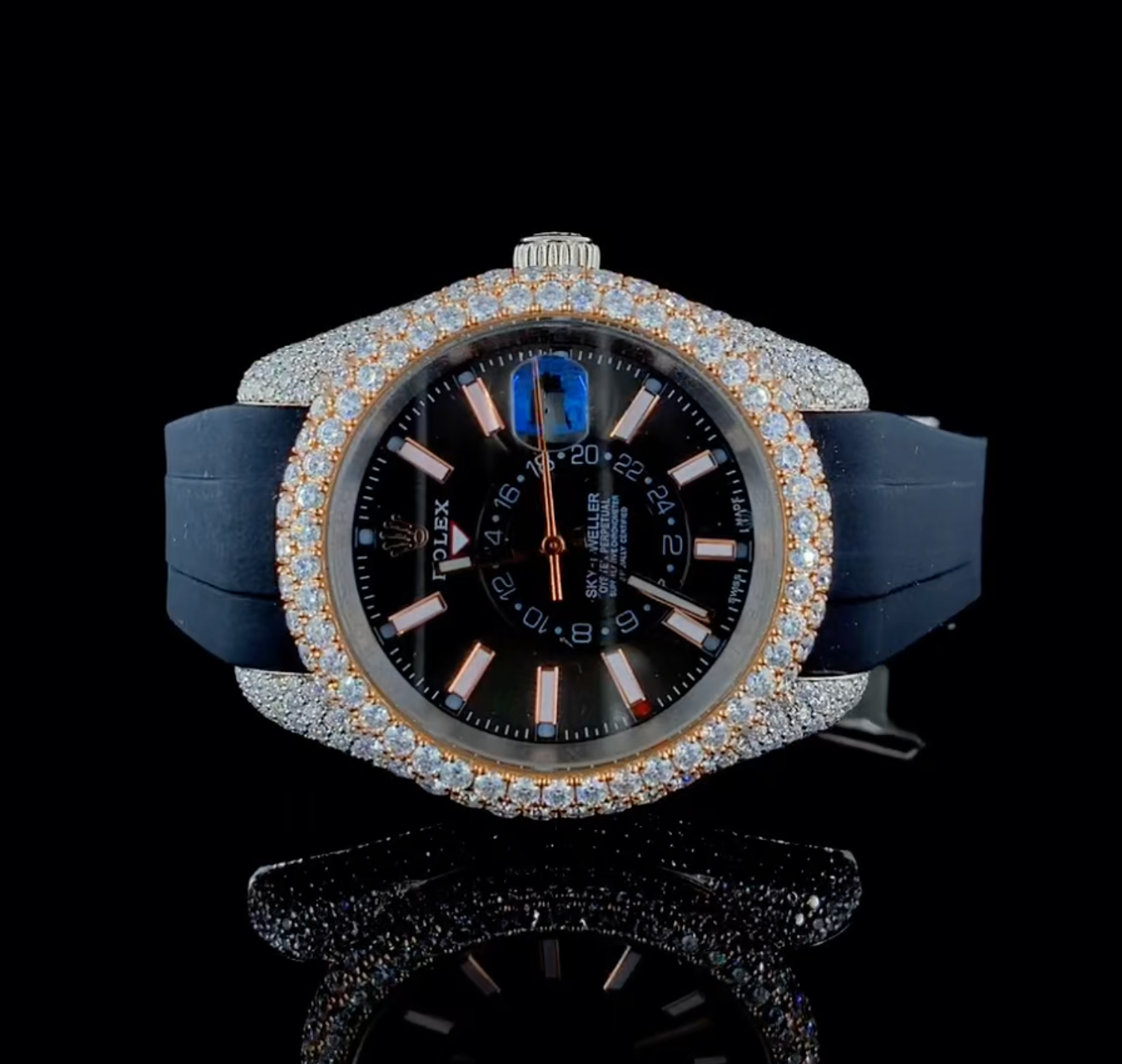 Vincenzo Onyx™️ VVS Moissanite Diamond Simple Luxury Watch