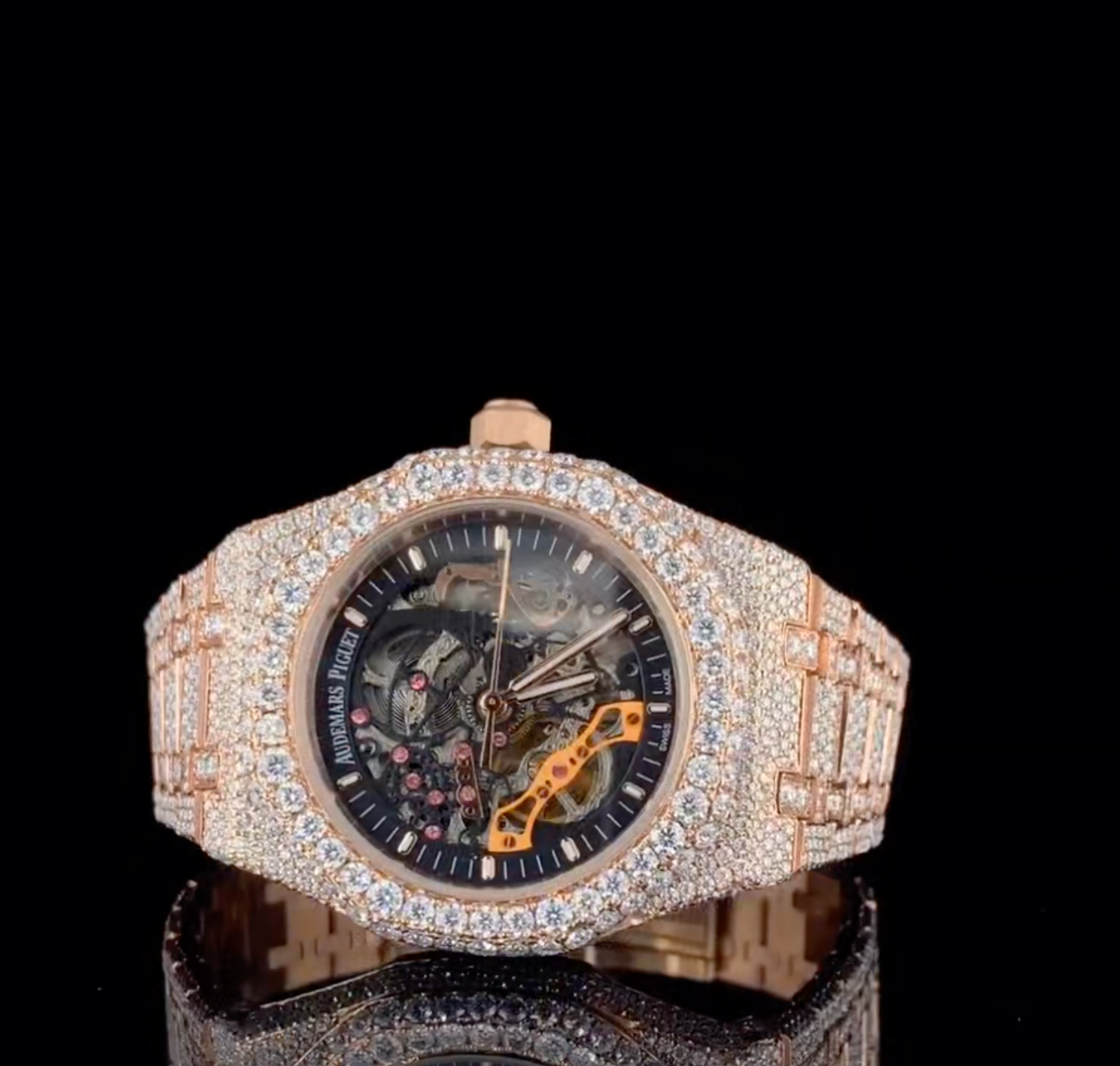 Vincenzo Onyx™️ VVS Moissanite Diamonds Inner Artist Luxury Bronze Watch